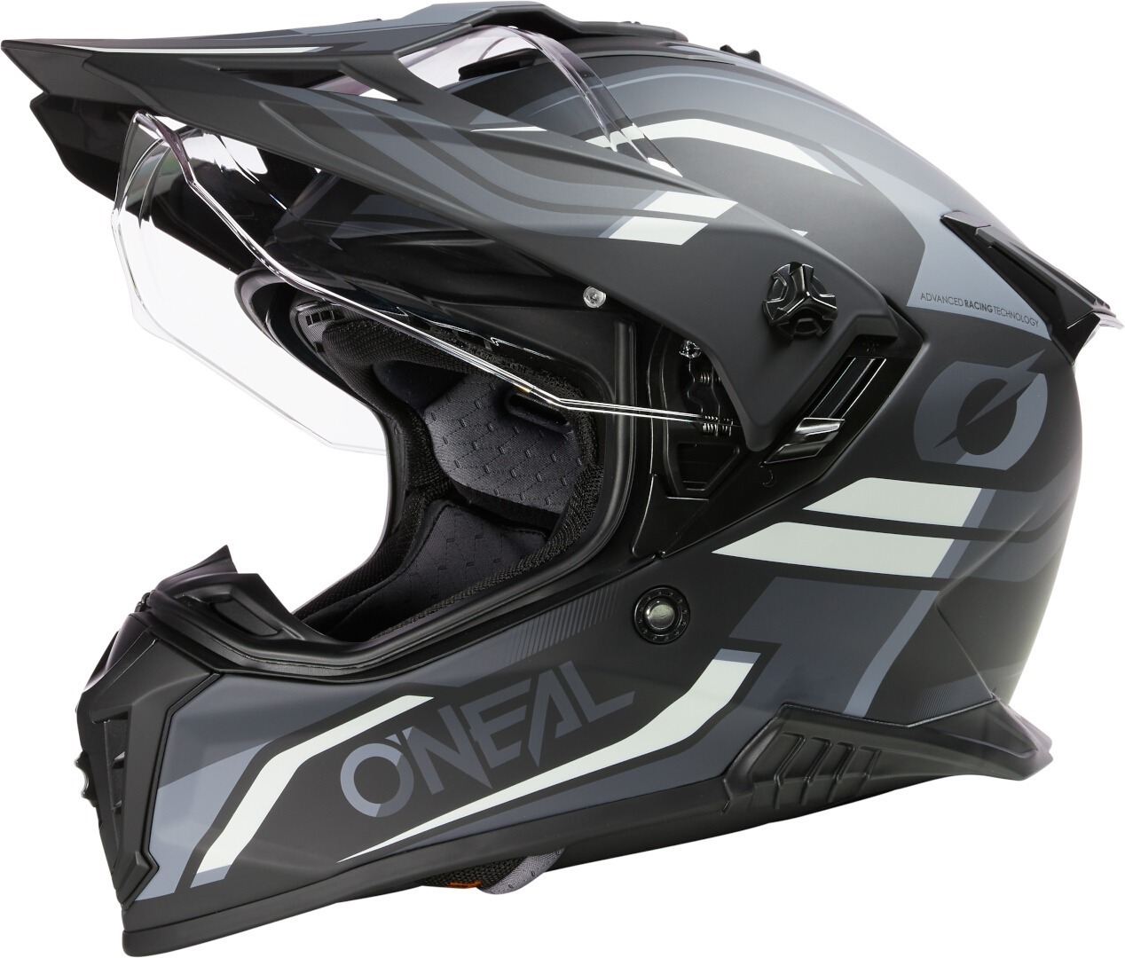 Side view of Oneal A-SRS Spike Motocross Helmet