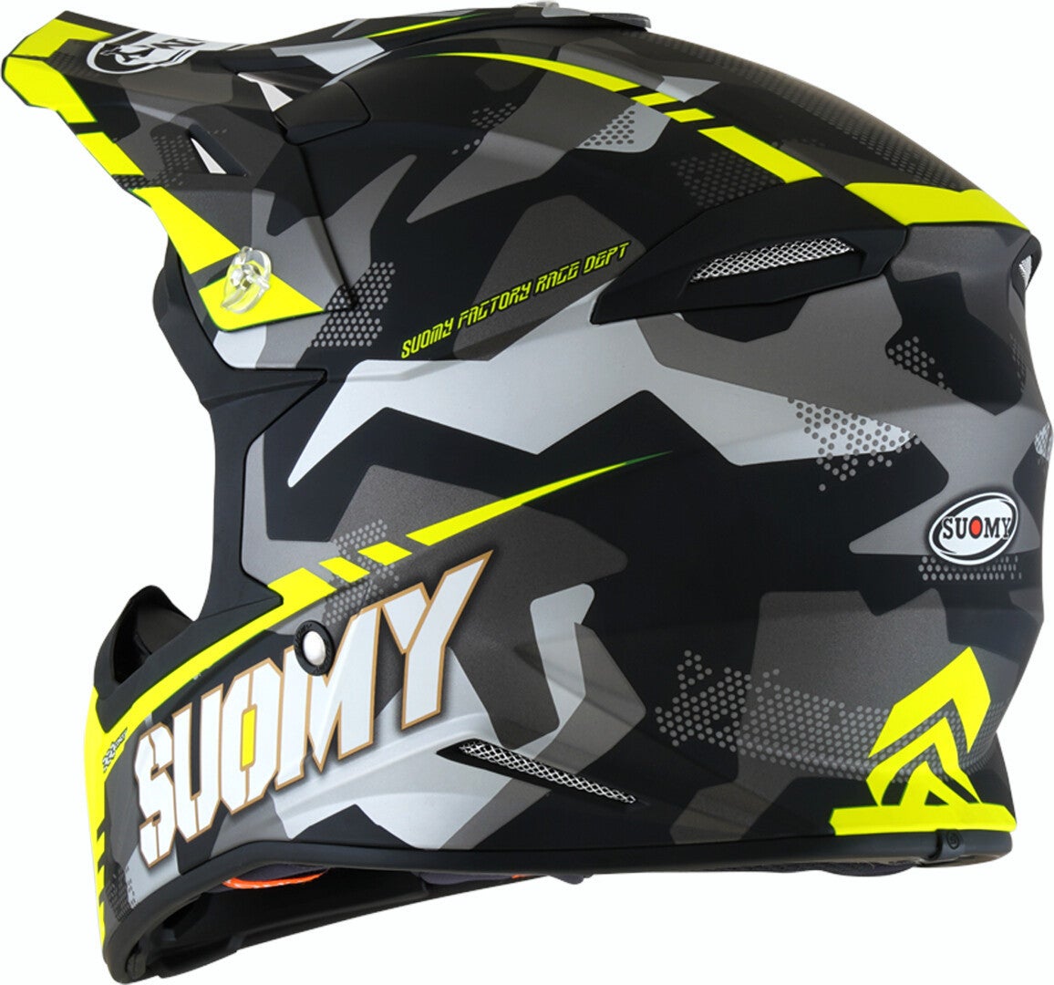 Suomy X-Wing Camouflager Casque Motocross Jaune mat 2XL Figure 2
