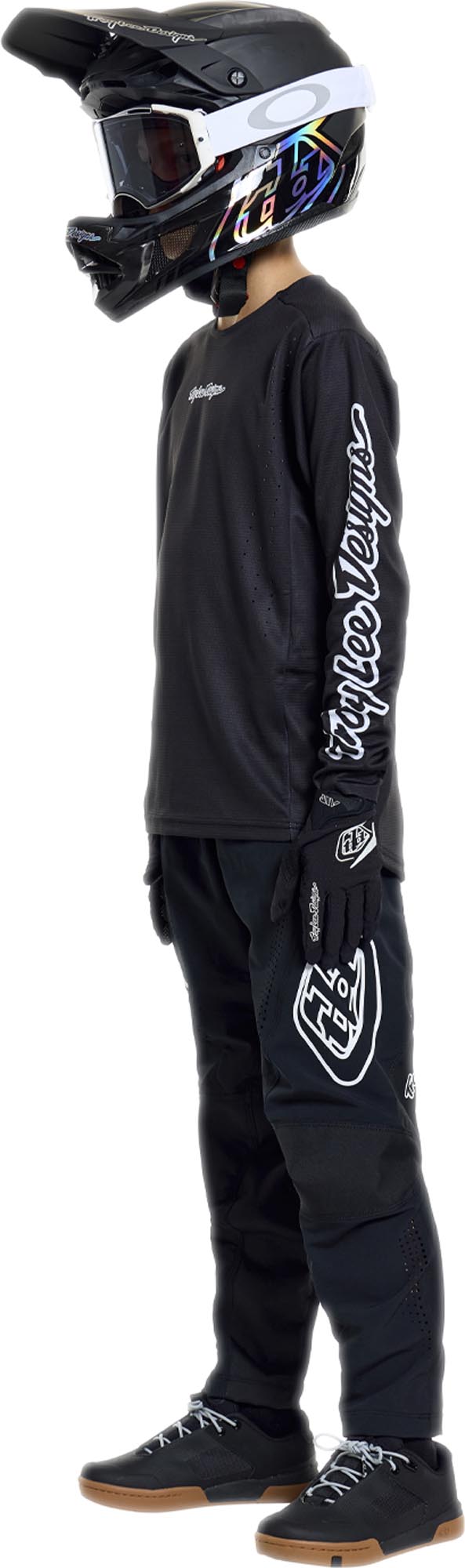 Side view of Troy Lee Designs Sprint Pro Mono Youth Bicycle Jersey