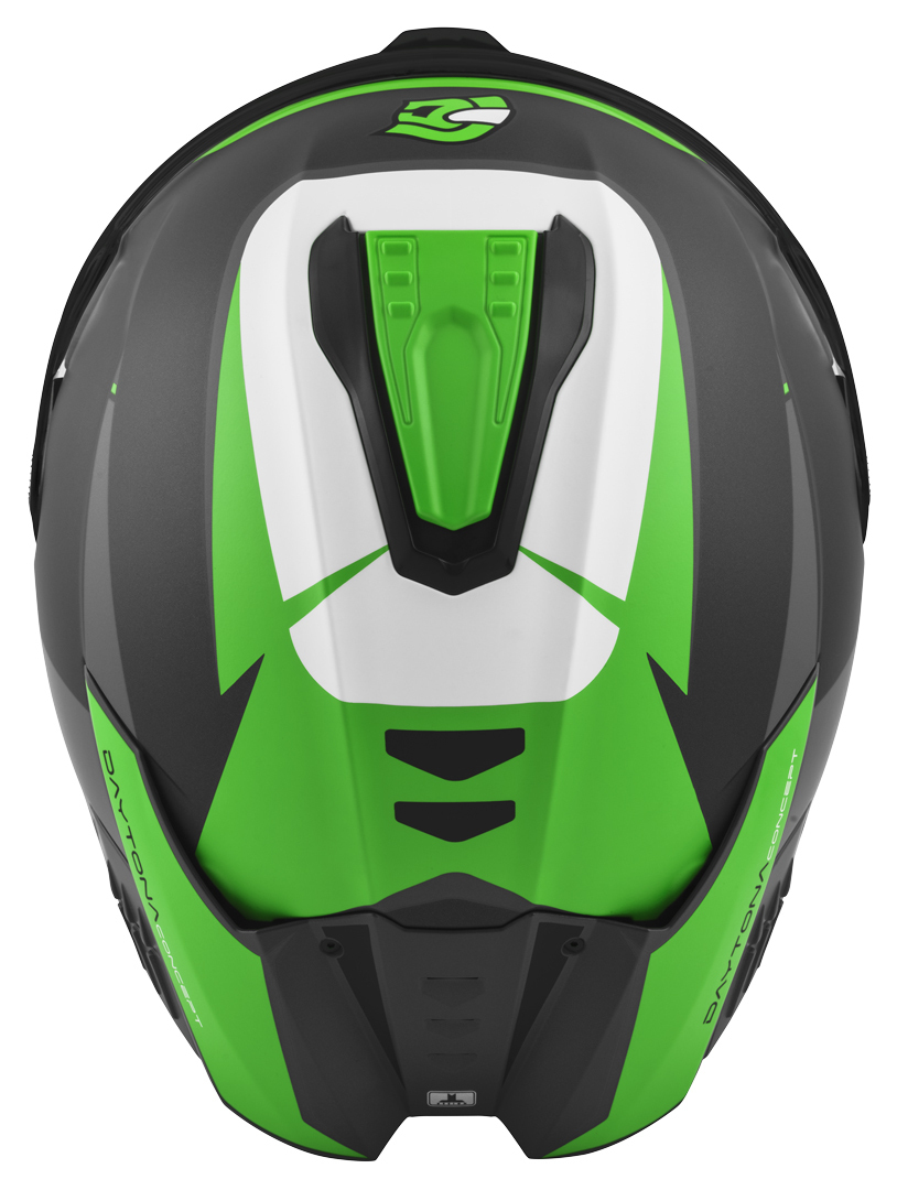 FC-Moto Hawk EVO-X Cască Negru mat/verde/alb L Figura 6