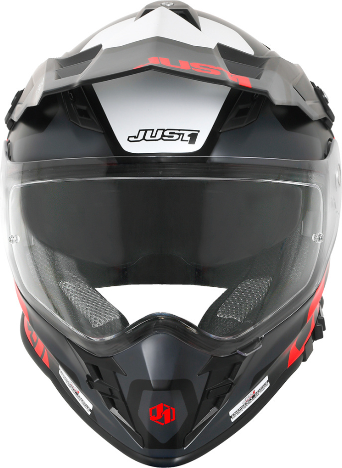 Just1 J34 Pro Tour Motocross hjälm Svart matt/röd XS (53/54) Figur 4