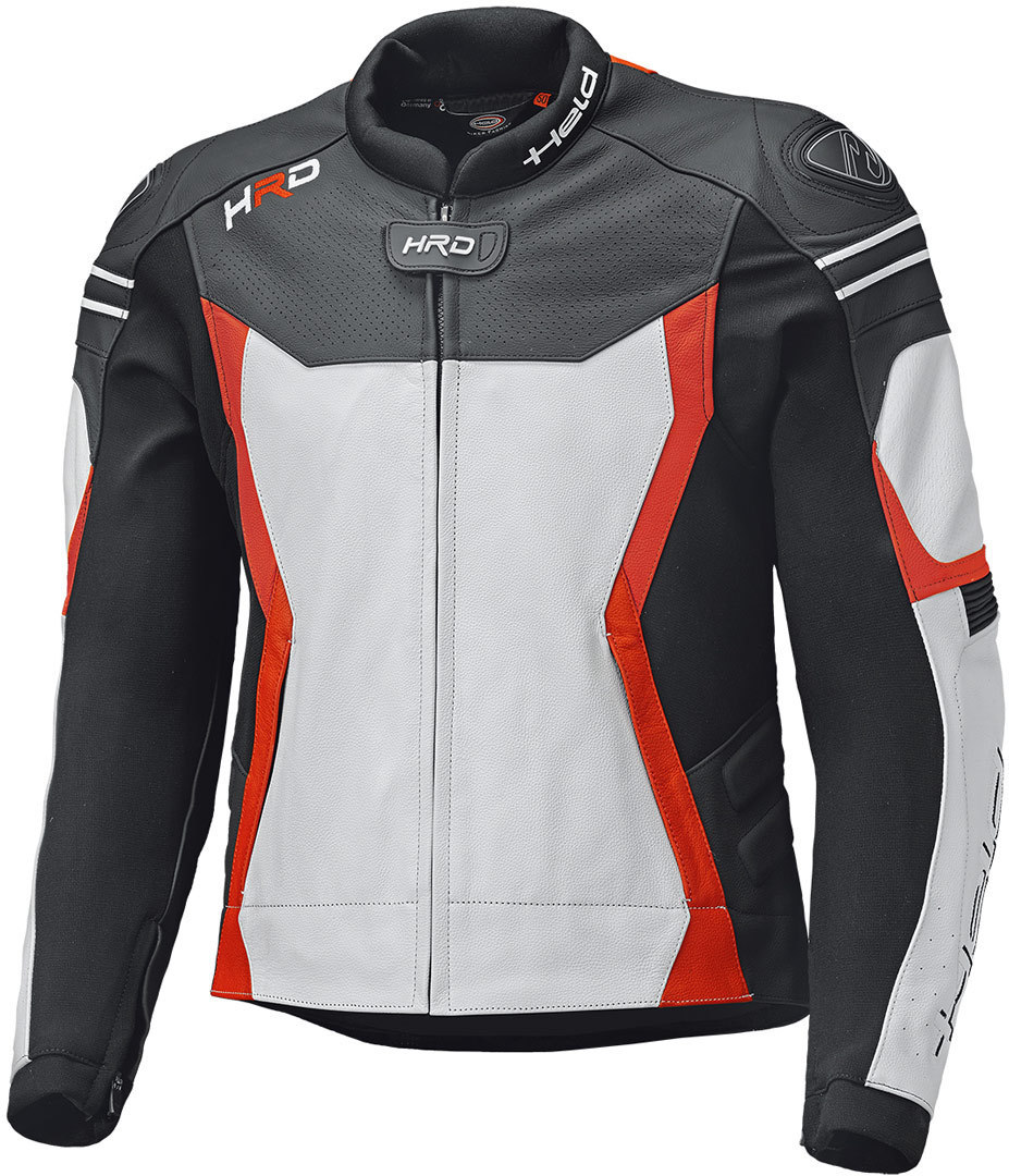 Held Street 3.0 Motorcycle Leather Jacket white/red 58 Figure 1