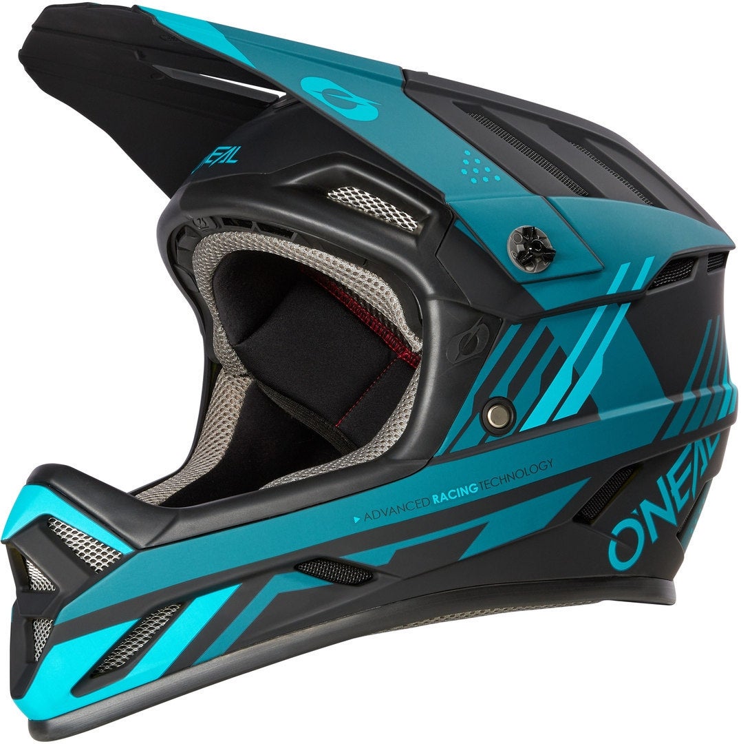 Oneal Men's Black/Blue Backflip Strike V.23 Downhill Helmet
