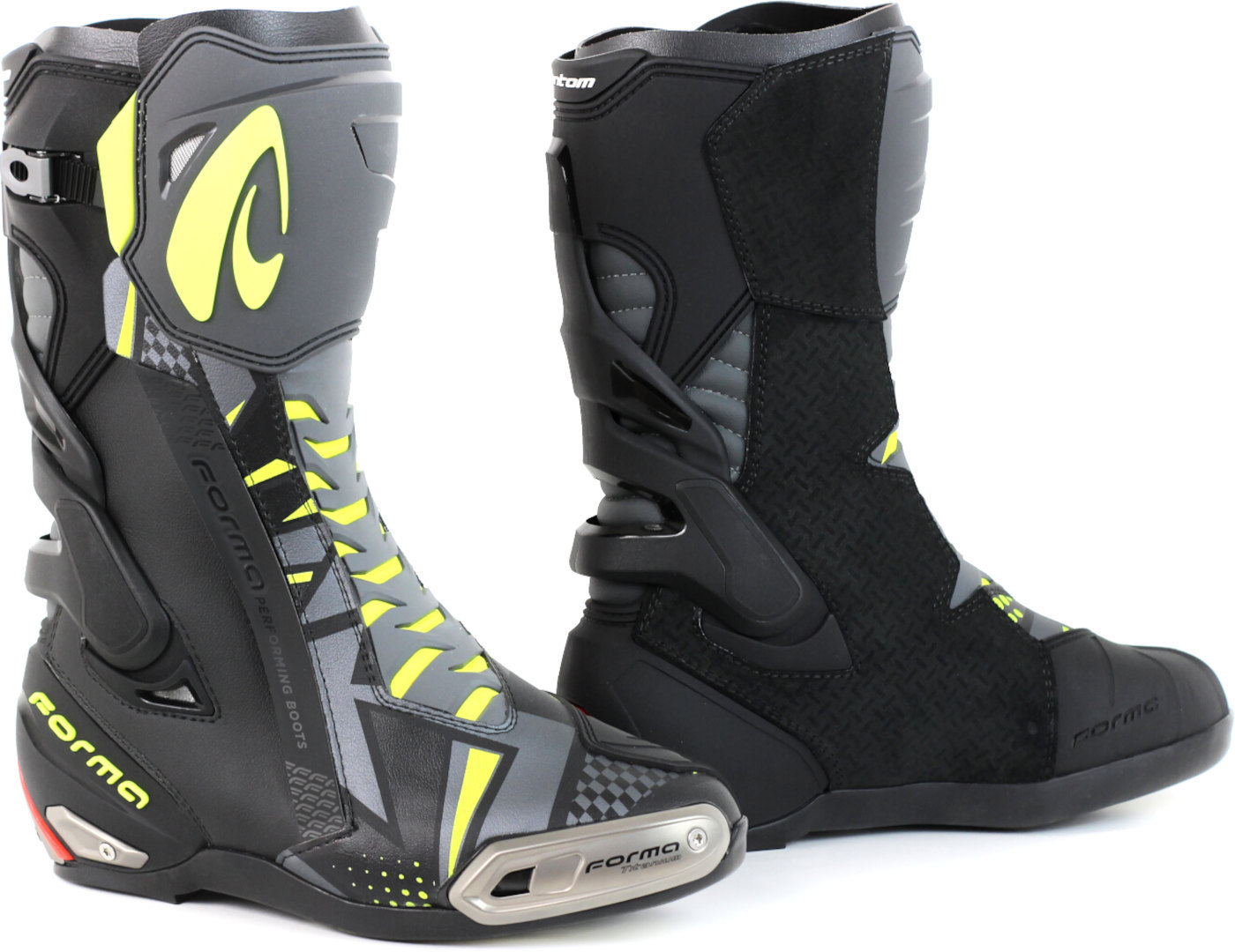 Forma Phantom Motorradstiefel schwarz/grau/gelb 43 Abbildung 1