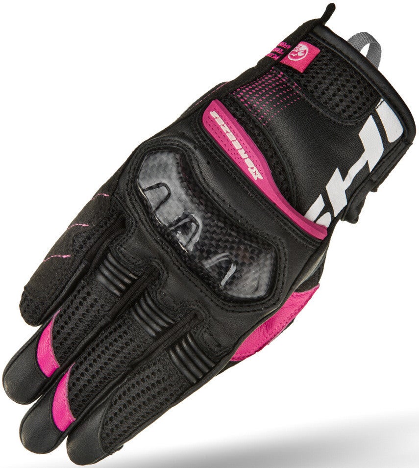 Shima Women's Black/Hotpink X-Breeze 2 Motorcycle Gloves