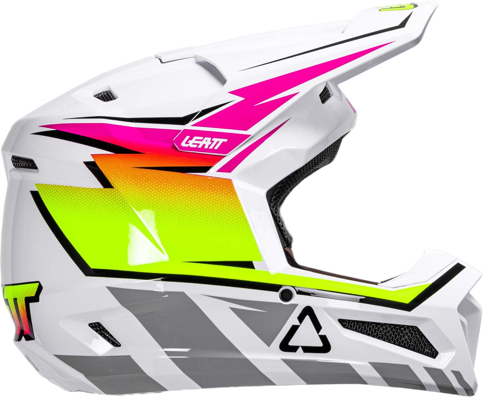 Leatt 2.5 V26 Motorcross helm wit/roze/geel S (55/56) Figuur 2