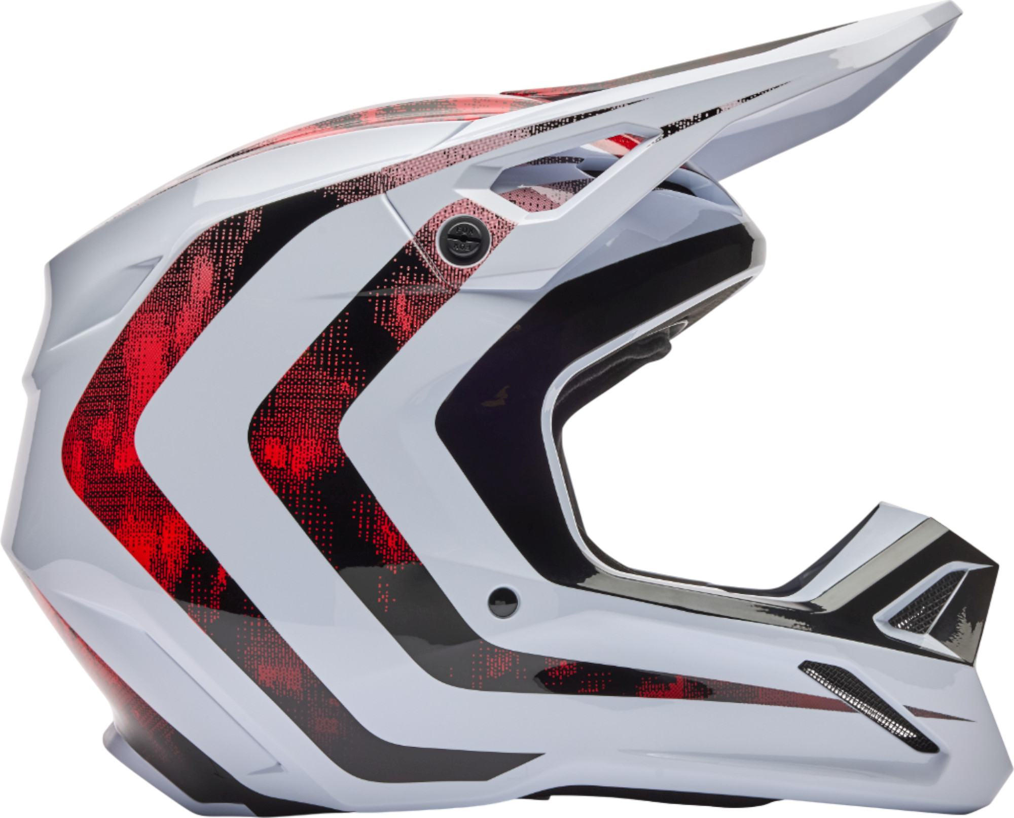 FOX V1 Kairos Motorcross helm wit/rood XXL (63/64) Figuur 2