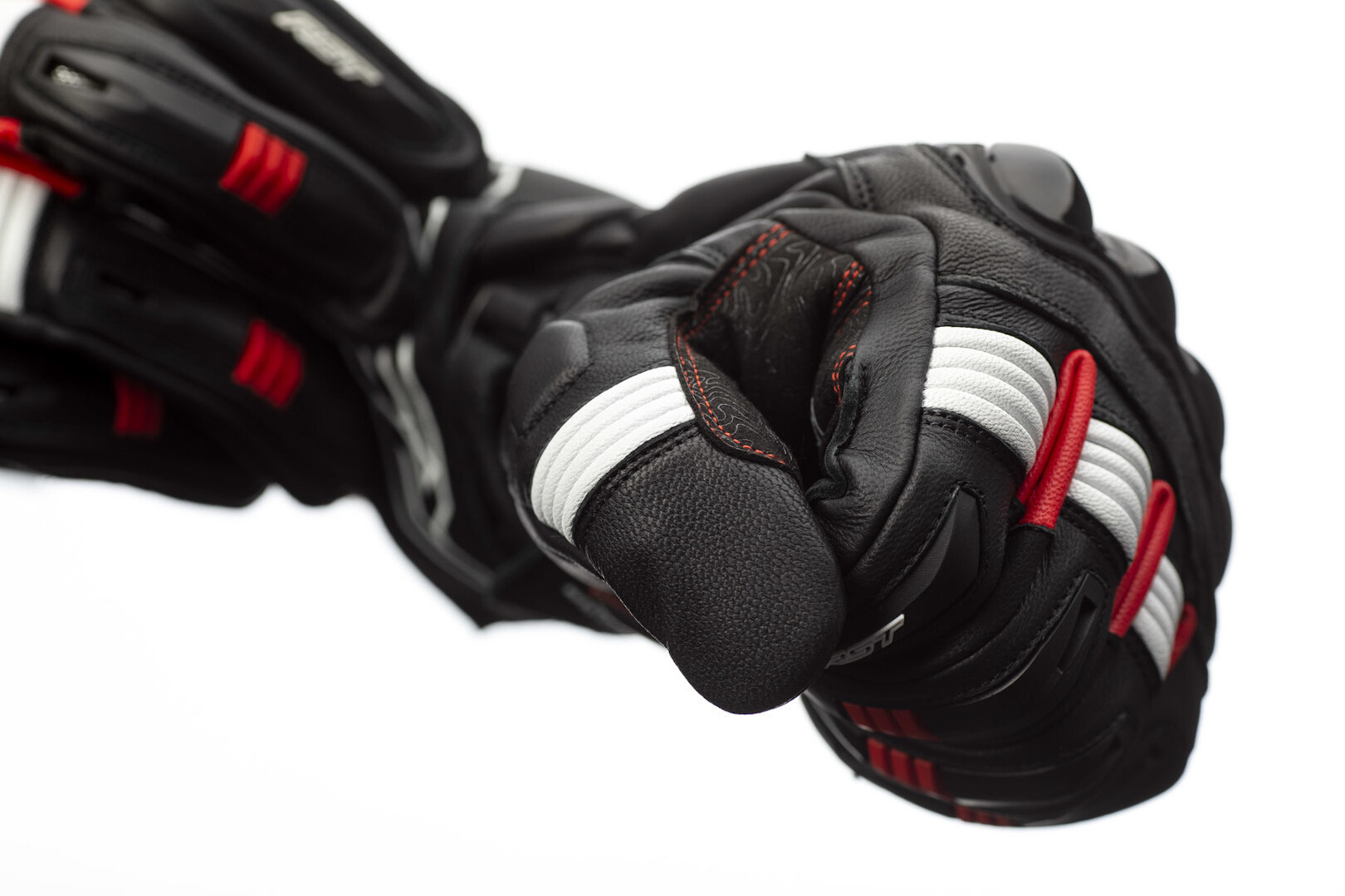 RST Pilot Motorradhandschuhe schwarz/weiß/rot XL Abbildung 2