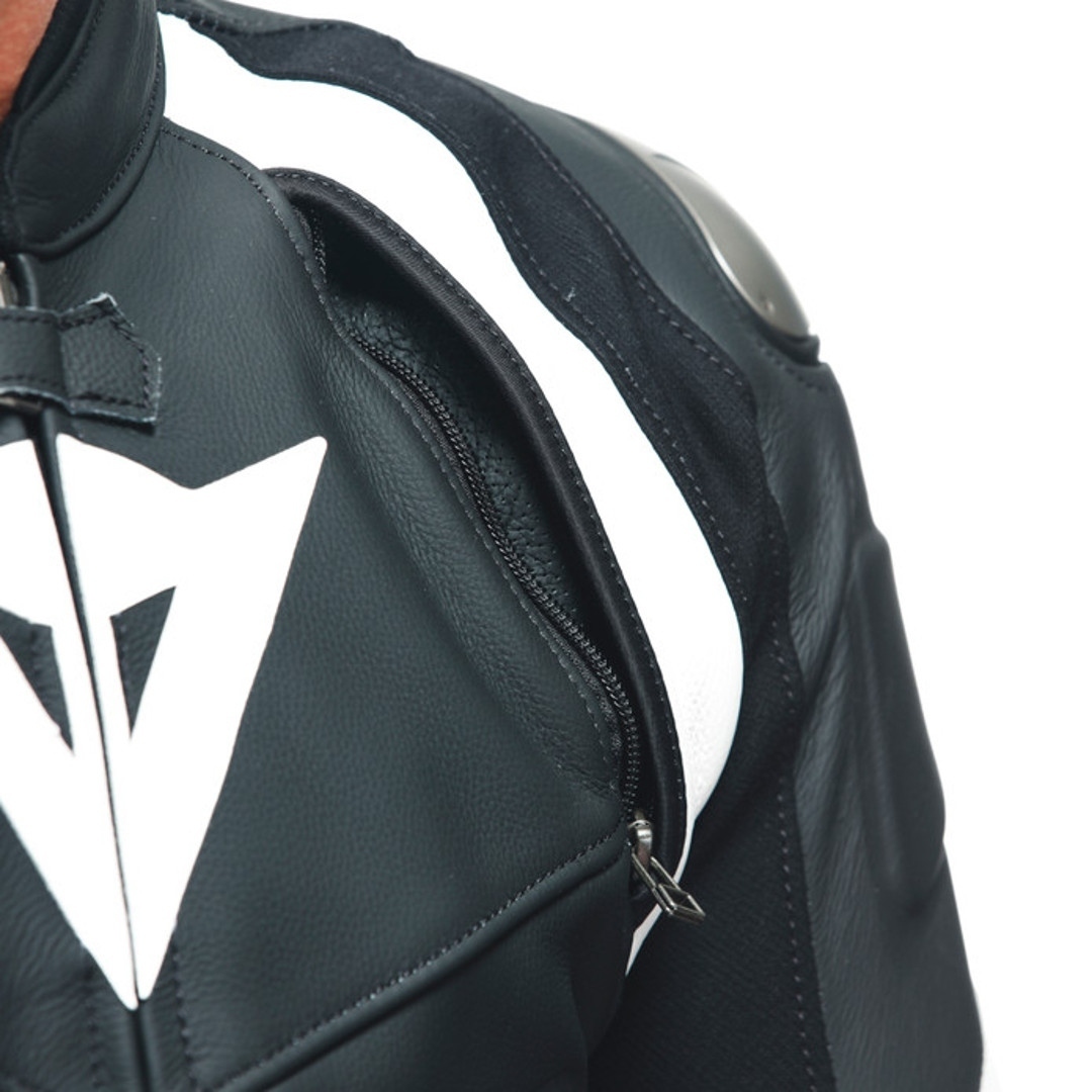 Dainese Avro 4 2-Piece Motorcycle Leather Suit black/white 64 Figure 9