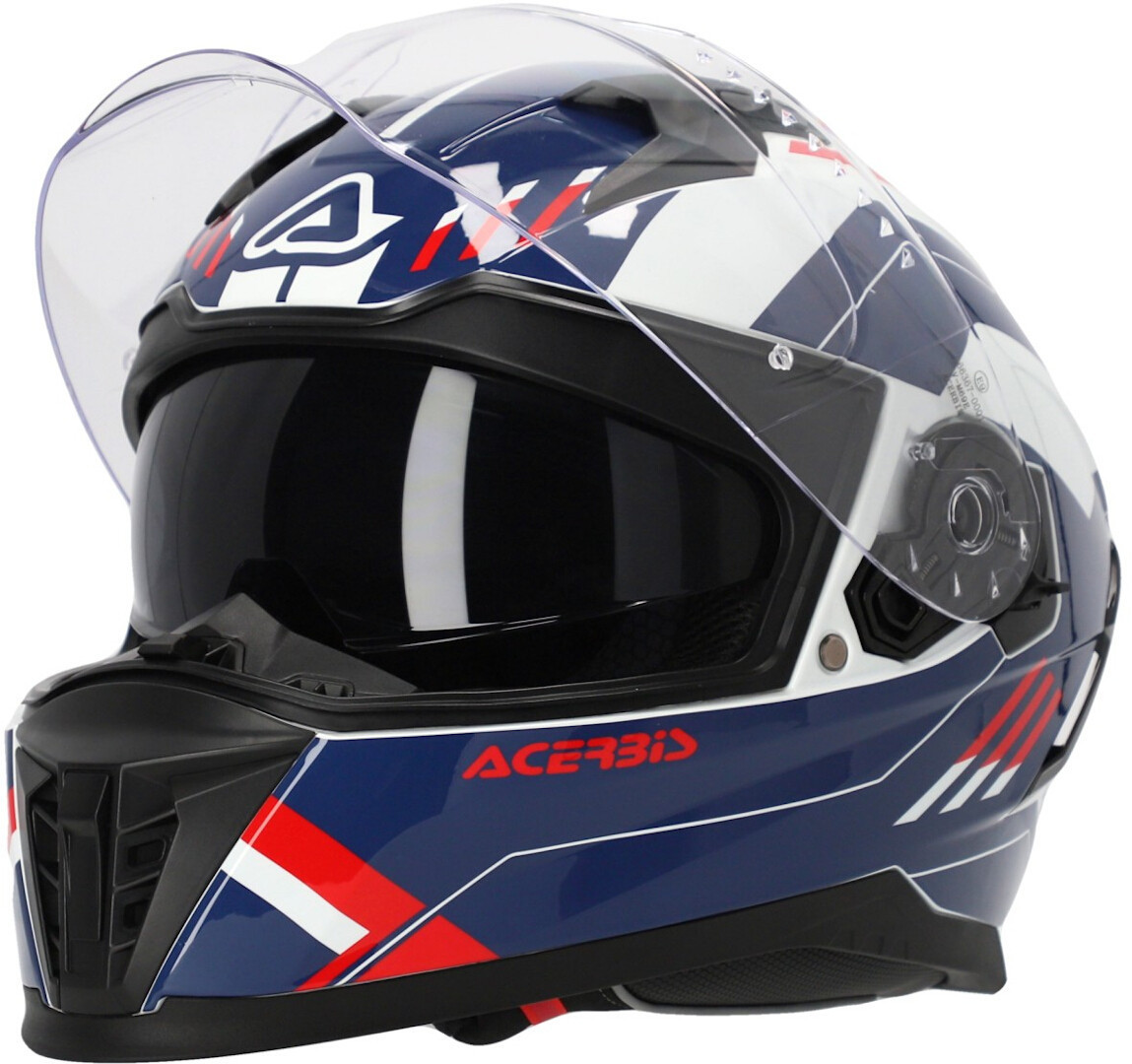 Acerbis X-Way Graphic Casco bianco/blu/rosso S (55/56) Figura 7