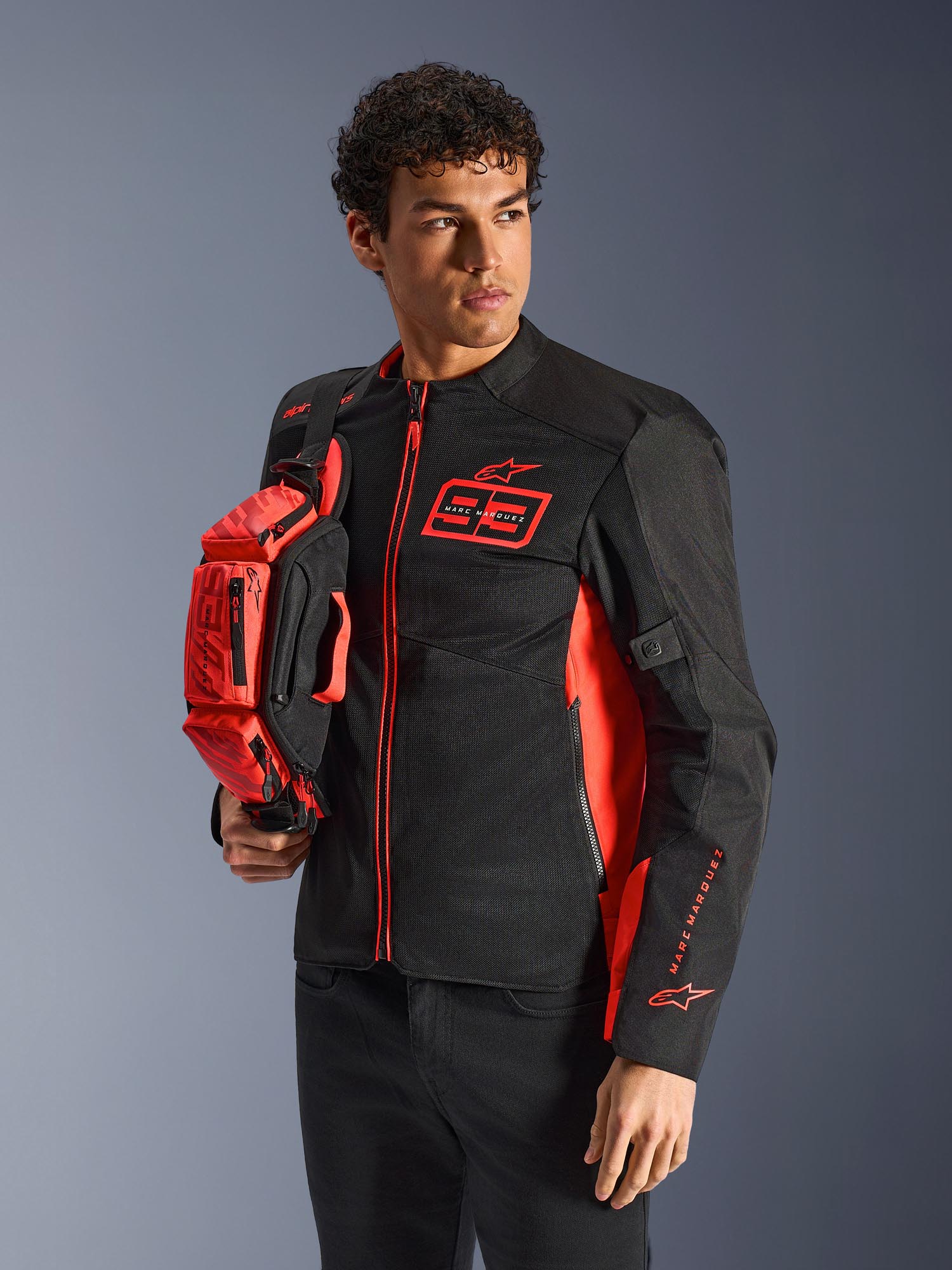 Alpinestars MM93 Geantă pentru talie Neon-roșu/roșu/negru Figura 3