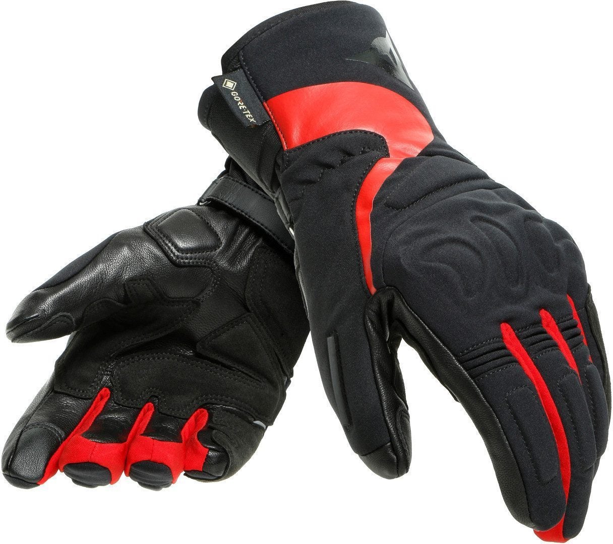 Dainese Nebula Gore-Tex Damer Motorcykel Handsker sort/rød M Figur 1