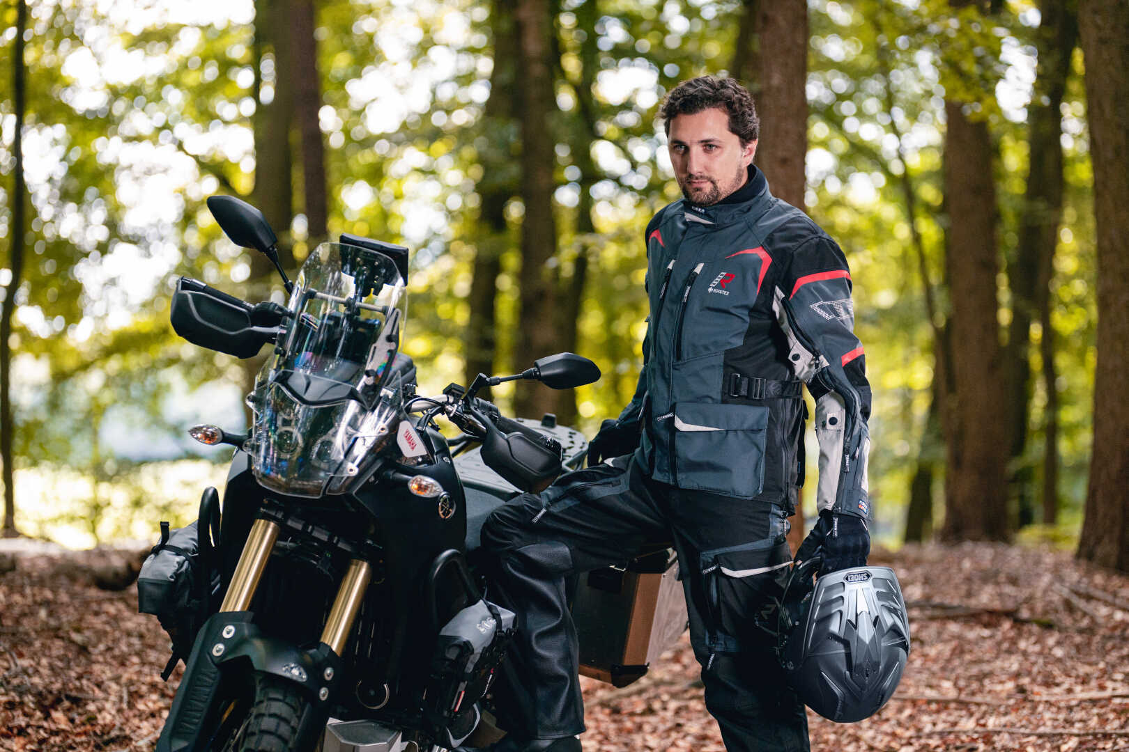 Rukka Rimo-R Motorcycle Textile Jacket anthracite/white/red 48 Figure 3
