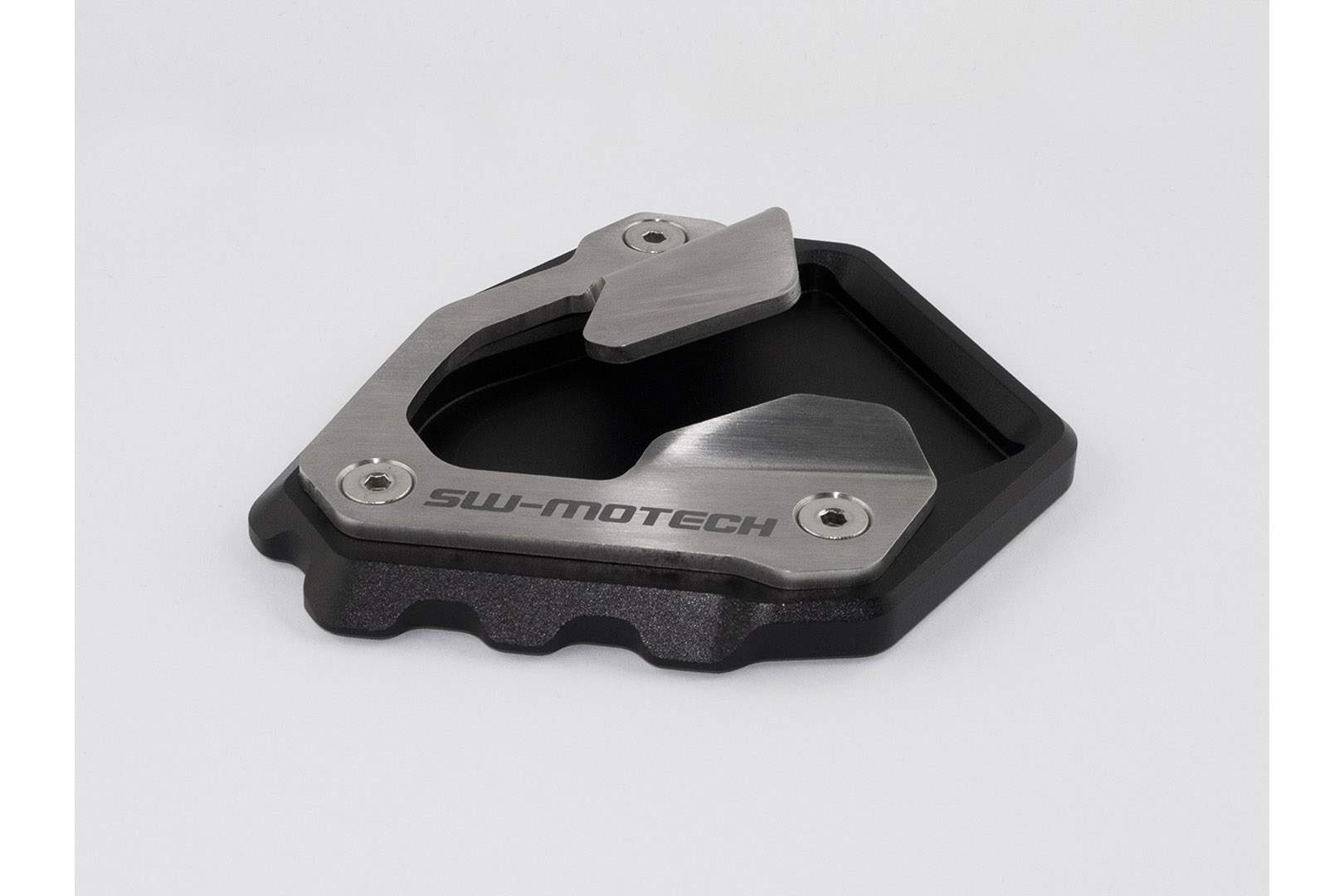 SW-Motech Extension for side stand foot - Black/Silver. CRF1000L (15-)/Adv Sports (18-). Figure 1