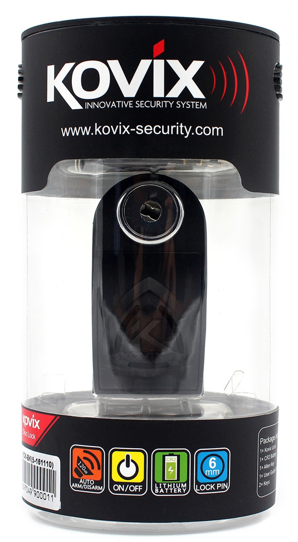 Kovix KD6 Blocaj pe disc de frână negru Figura 10