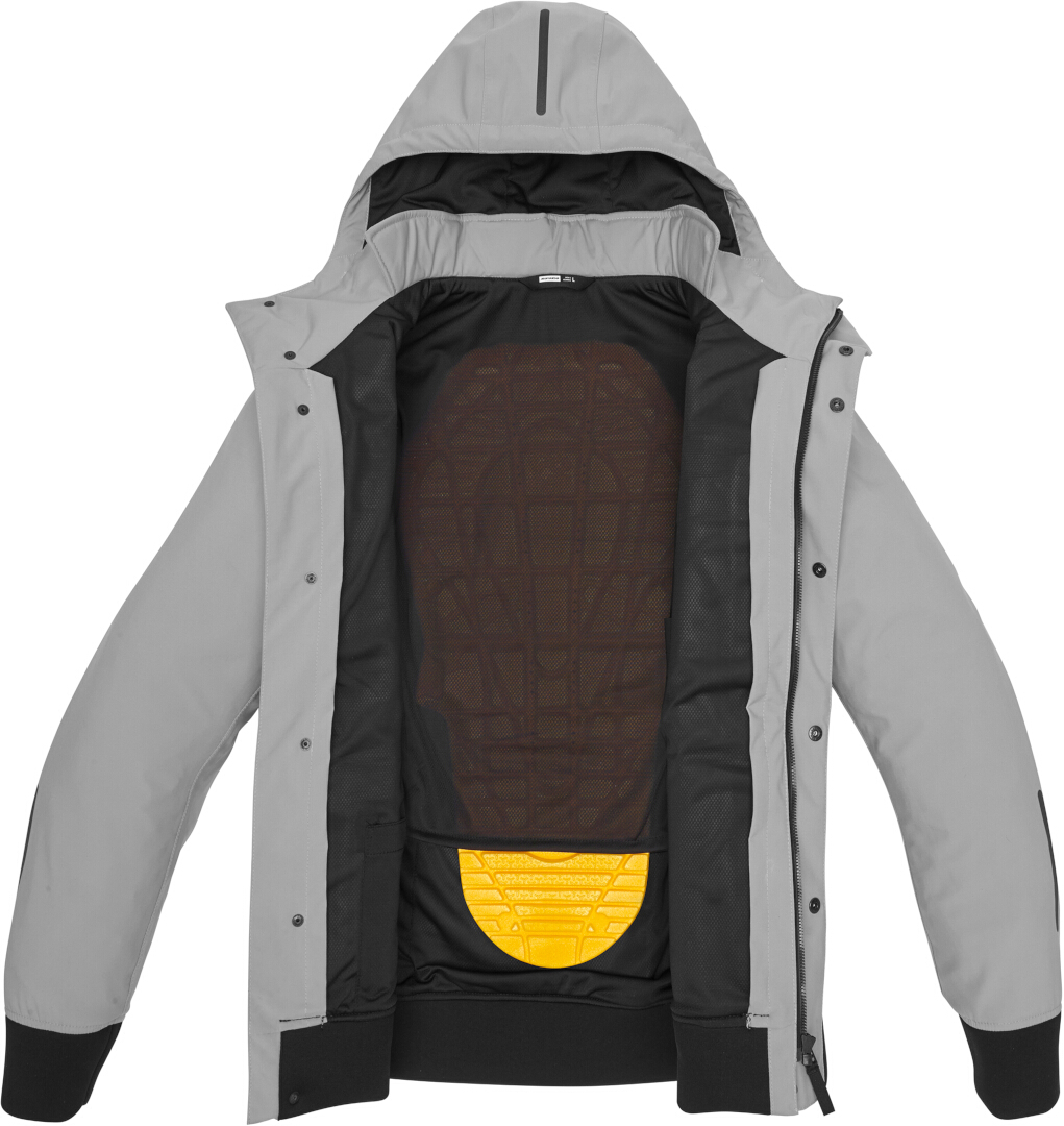 Side view of Spidi Riding Parka H2Out waterproof Motorcycle Textile Jacket