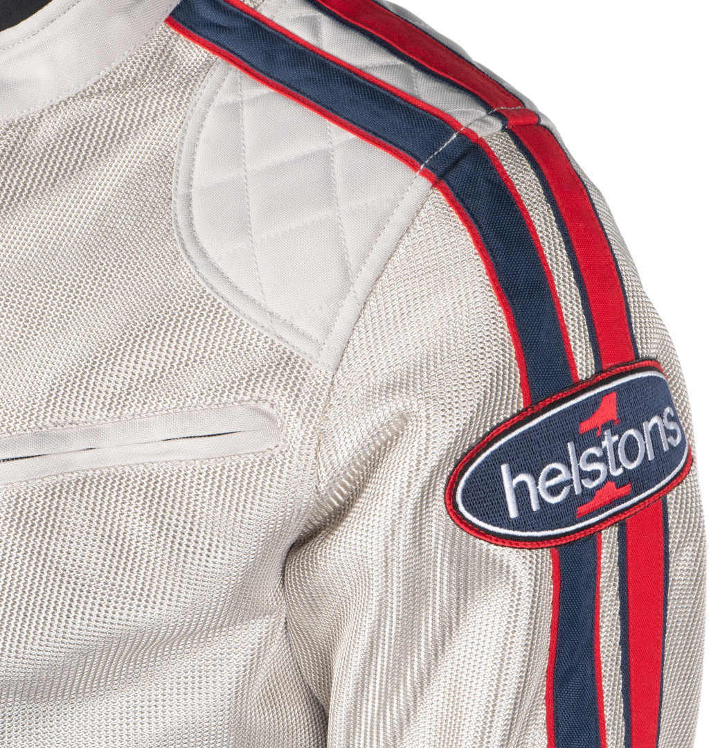 Helstons Pace Air Motorcycle Textile Jacket Silver L Figure 3