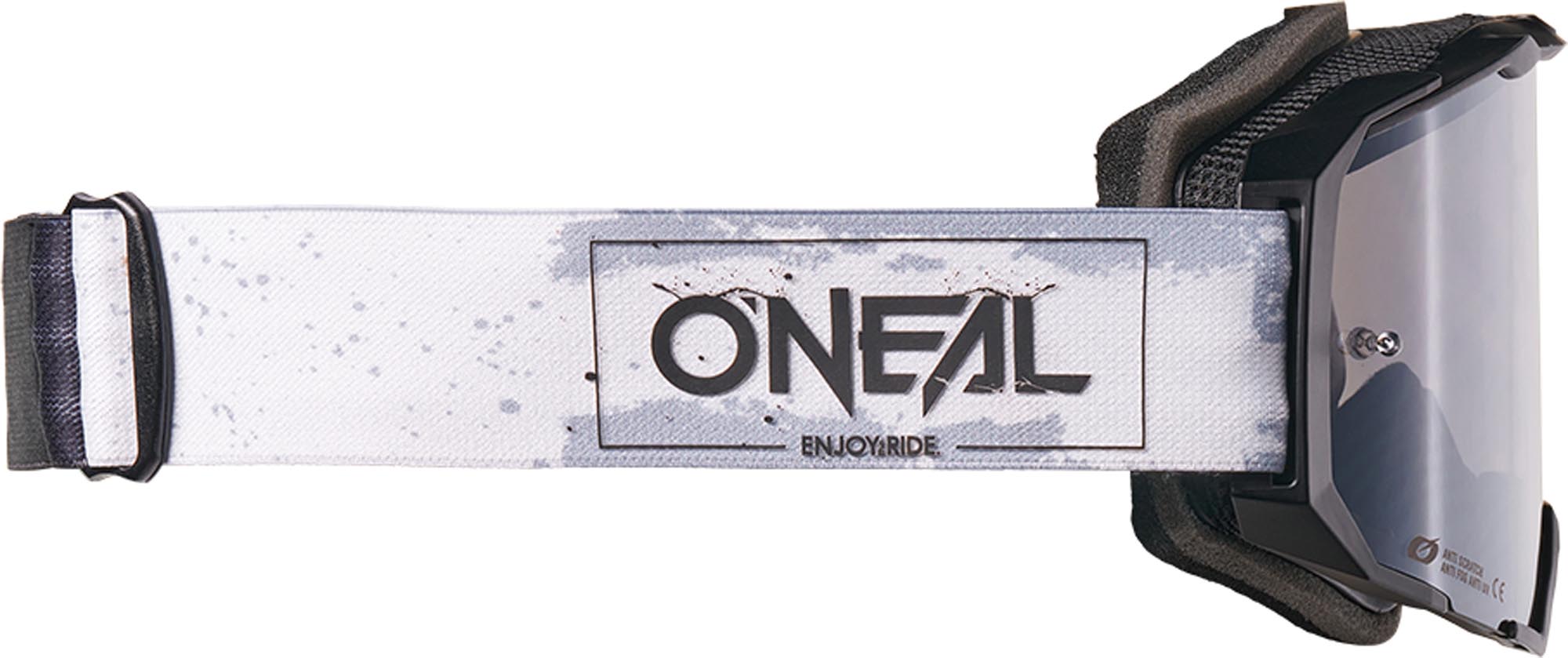 Oneal B-22 Paint Motokrosové brýle bílá/černá Obrázek 2