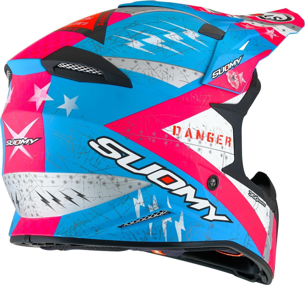 Suomy X-Wing Jetfighter Motocross Helm pink matt S (55/56) Abbildung 6