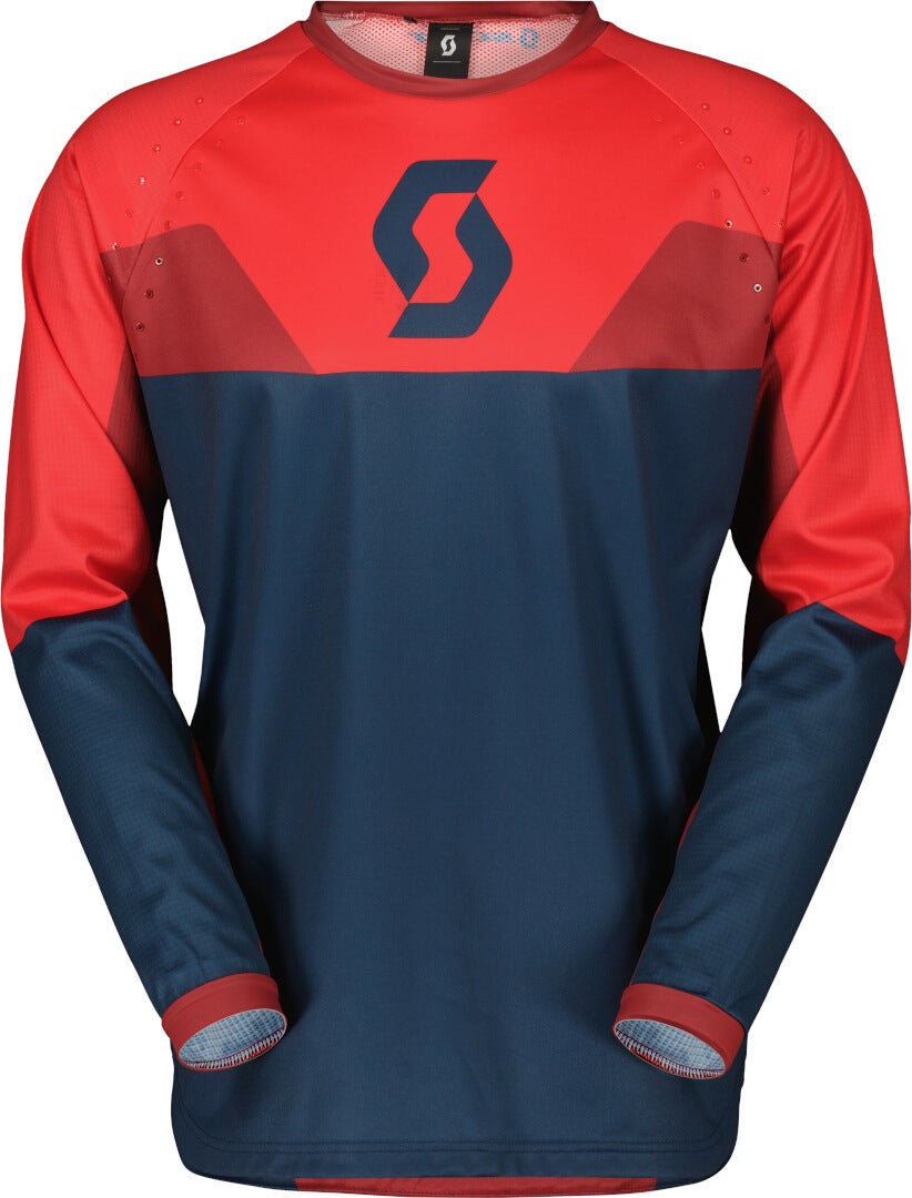 Scott Evo Track Maglia Motocross Blu scuro/rosso neon XL Figura 1