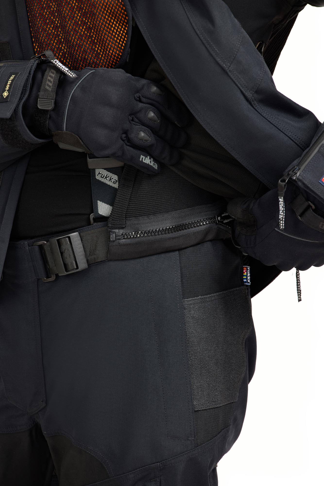 Rukka Shield-R Motorrad Textiljacke schwarz/silber 54 Abbildung 8
