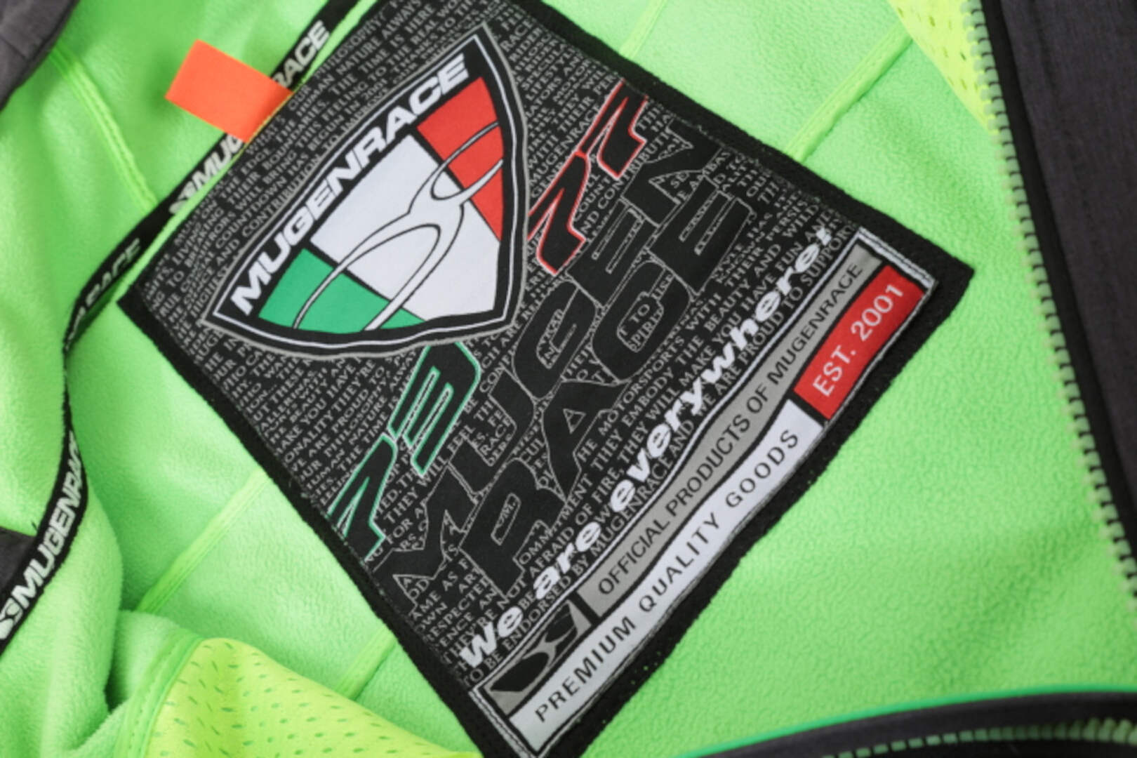 MUGENRACE Pista-BA Softshell Jaqueta preto/verde/antracito L Figura 5