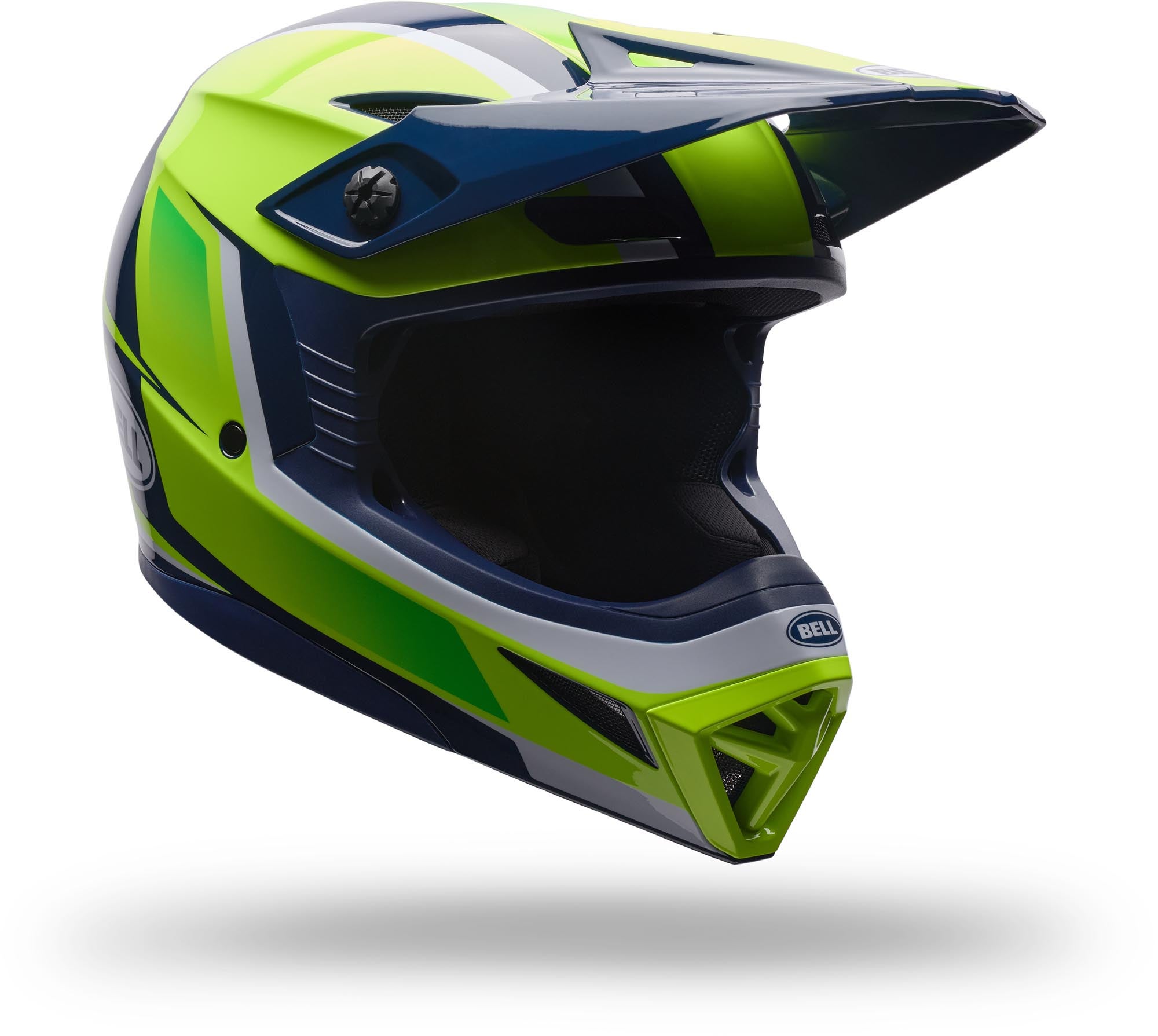 Bell MX-10 MIPS Spiral Jugend Motocross Helm gelb Y/L (52/53) Abbildung 1