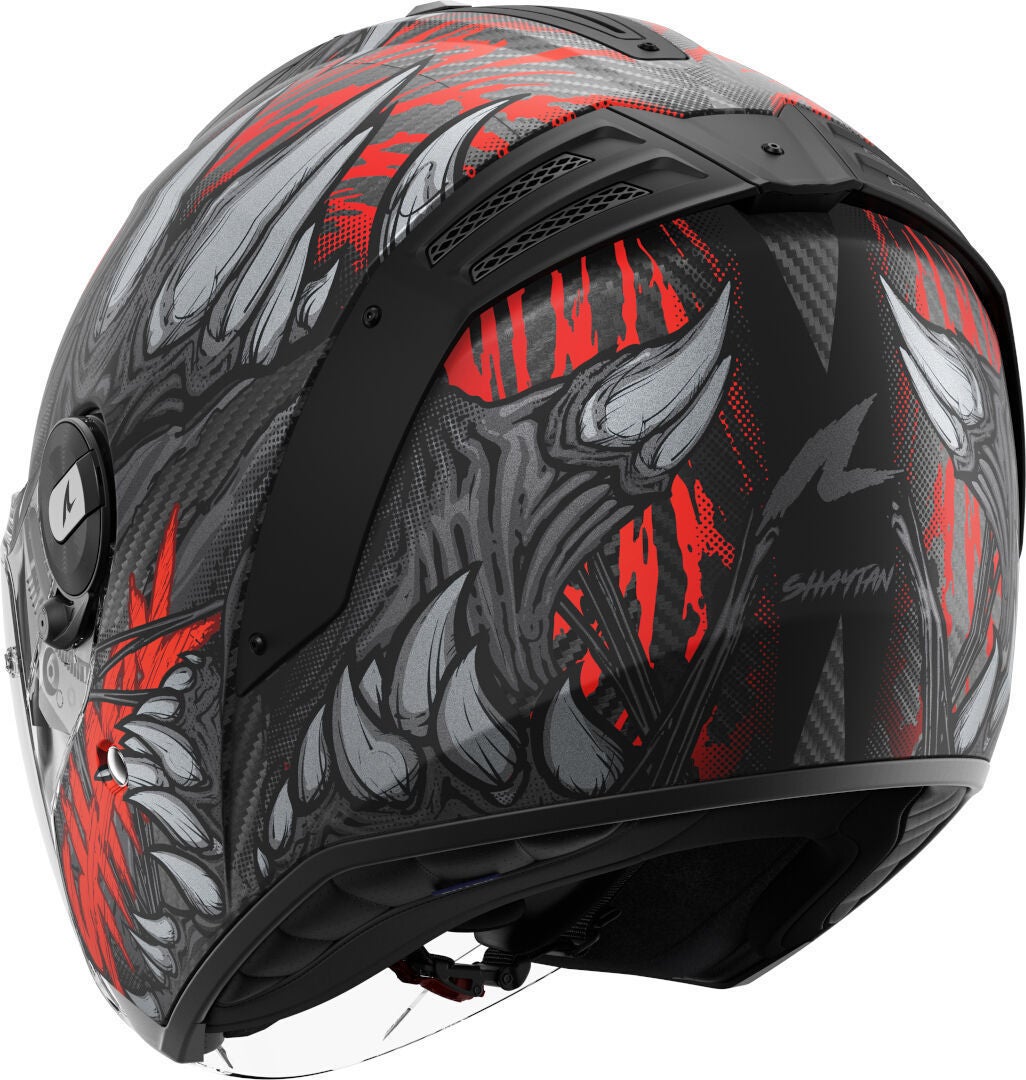 Side view of Shark RS Jet Carbon Shaytan Jet Helmet