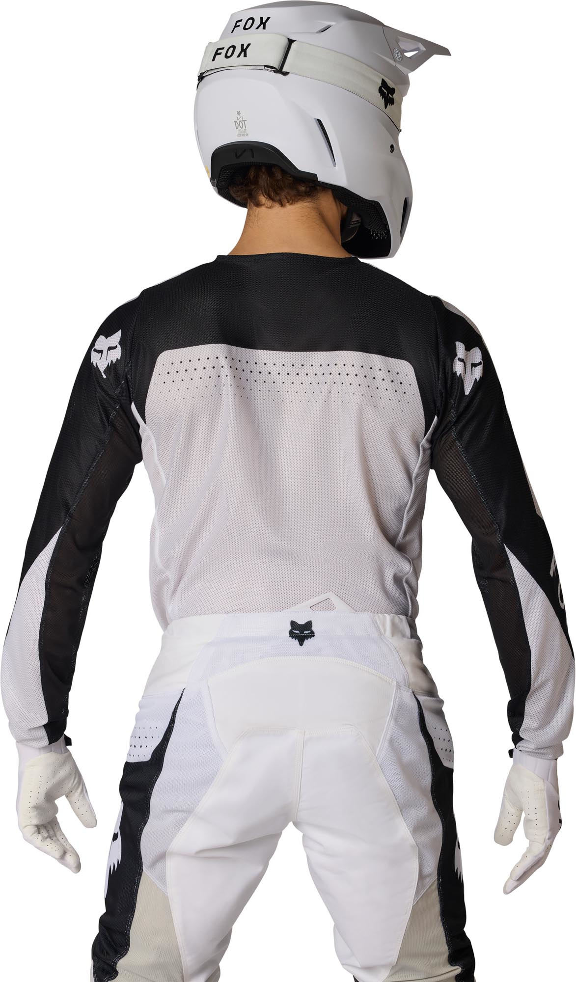 FOX 180 Air Taper Motocrosstrøje Sort/hvid 2XL Figur 4