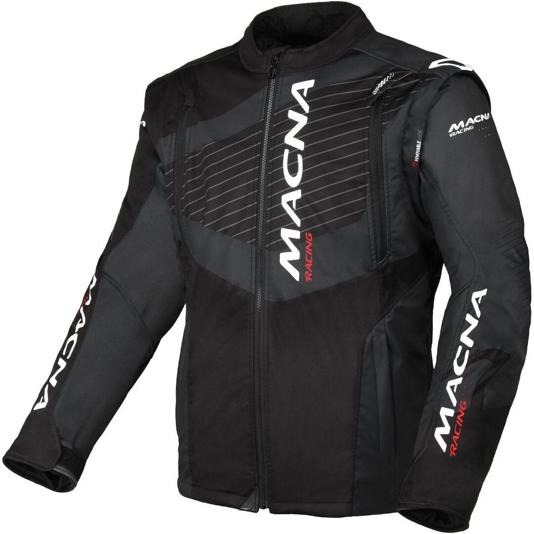Macna Crest Motocross Jacket black/white XL Figure 1