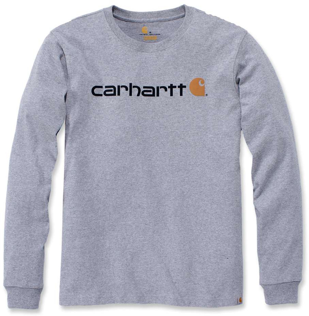 Carhartt EMEA Workwear Signature Graphic Core Logo Mânecă lungă Gri deschis L Figura 1