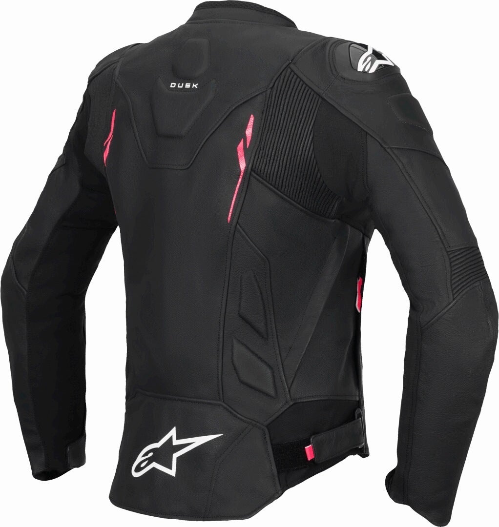 Alpinestars Stella Dusk Damen Motorrad Lederjacke schwarz/pink 40 Abbildung 2