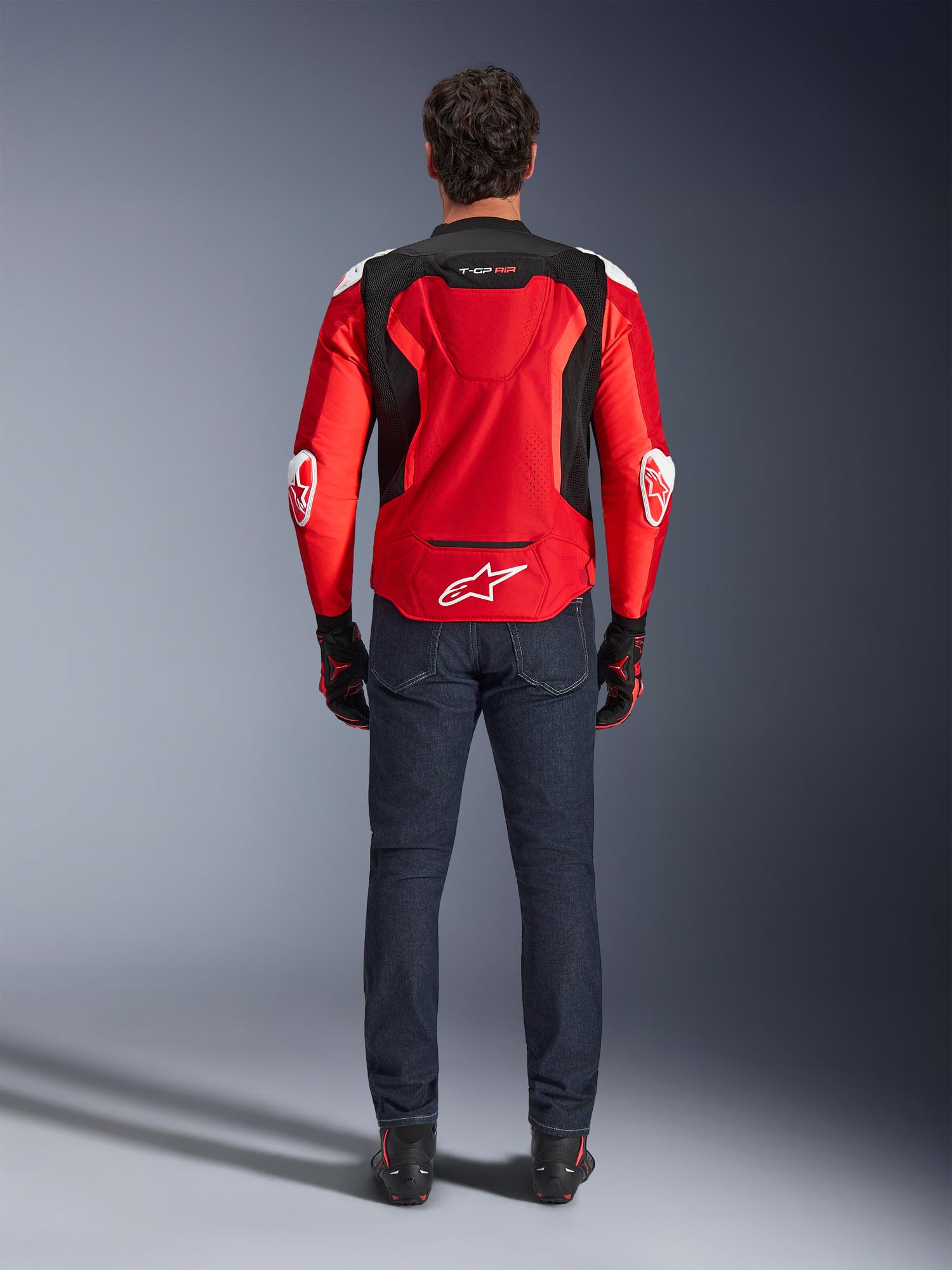 Alpinestars T-GP Air perforated Motorcycle Textile Jacket red/black M Figure 7