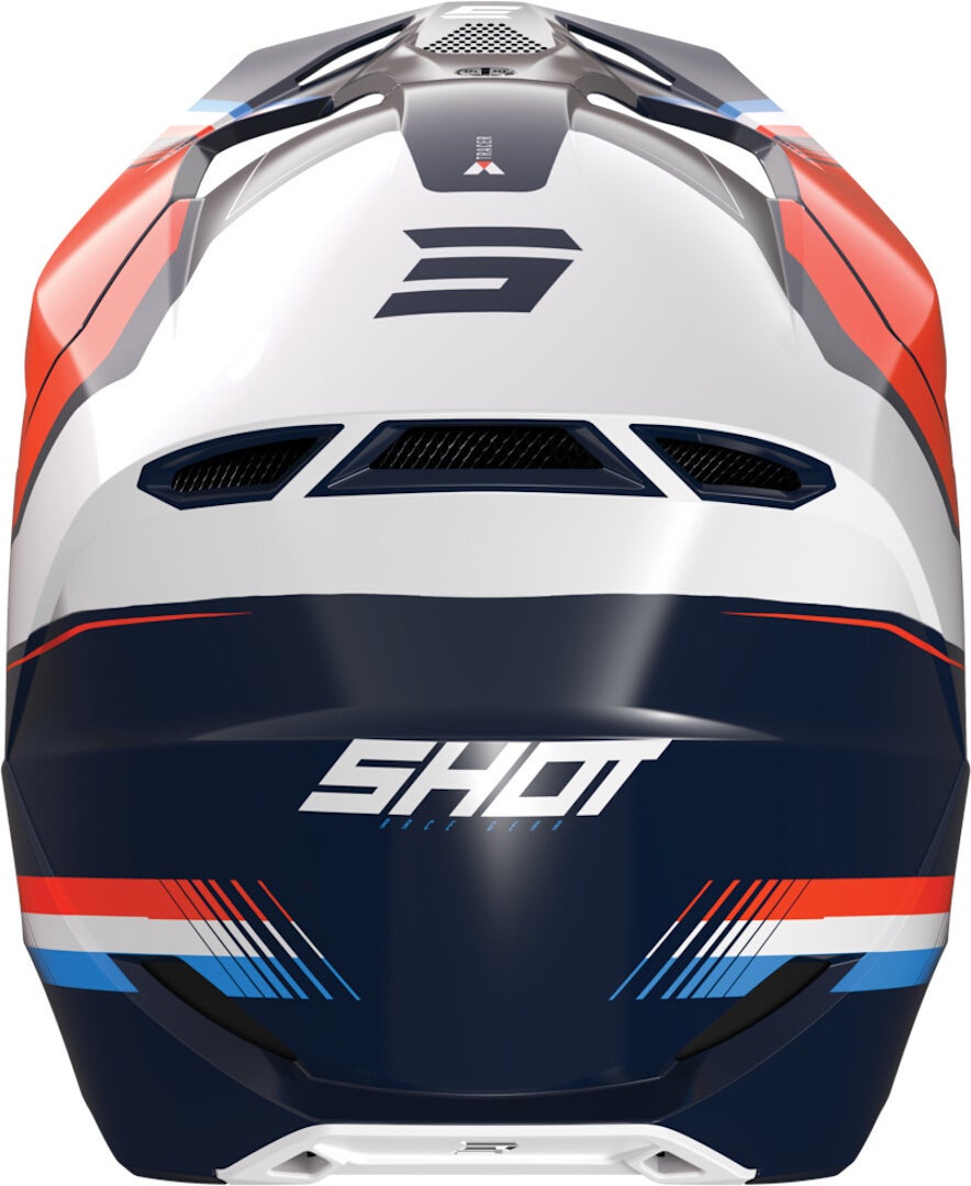 Shot Furious Tracer Kinder Motocross Helm orange/weiß L (53/54) Abbildung 2