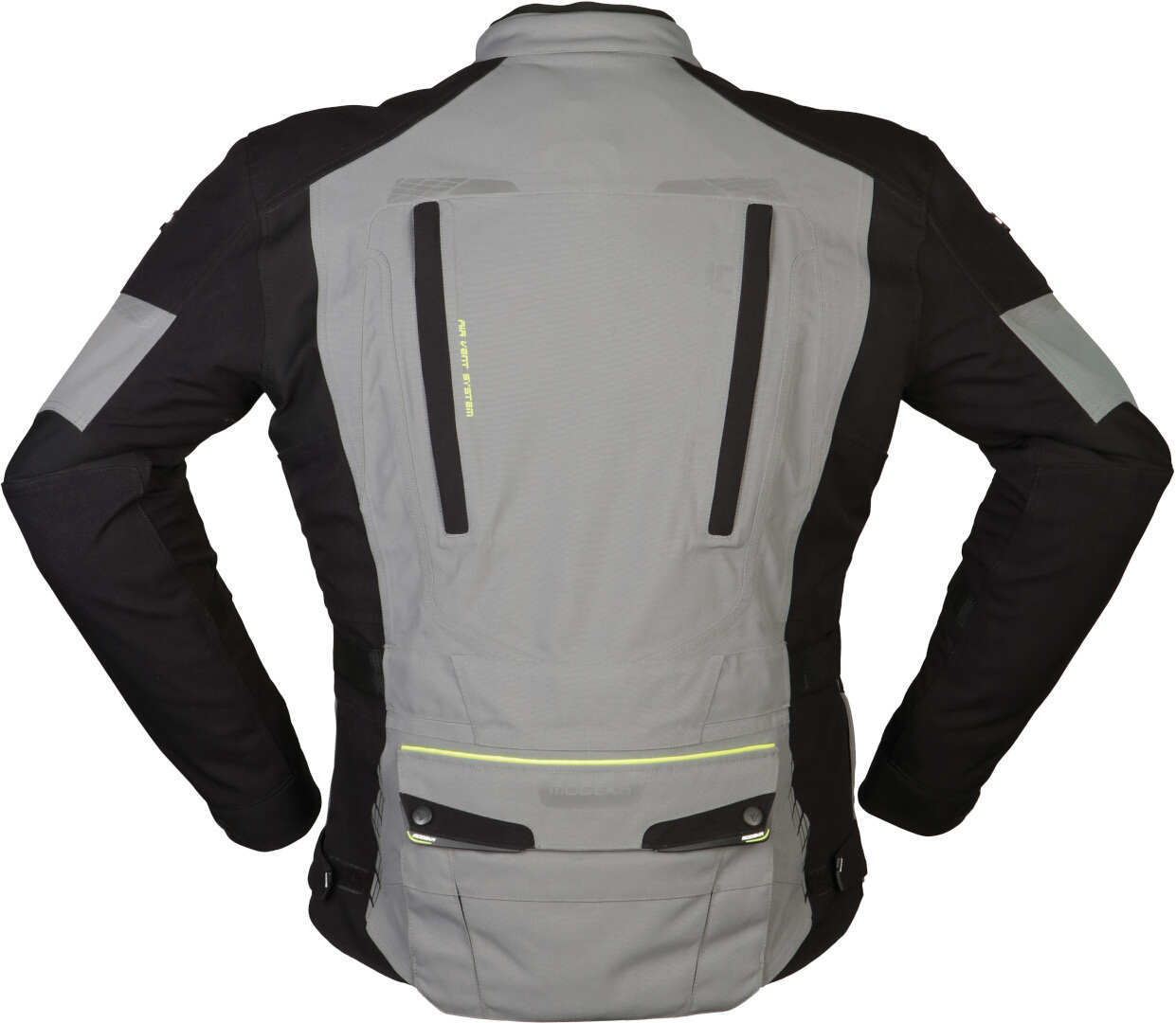 Modeka Viper LT Motorrad Textiljacke grau/schwarz 5XL Abbildung 2