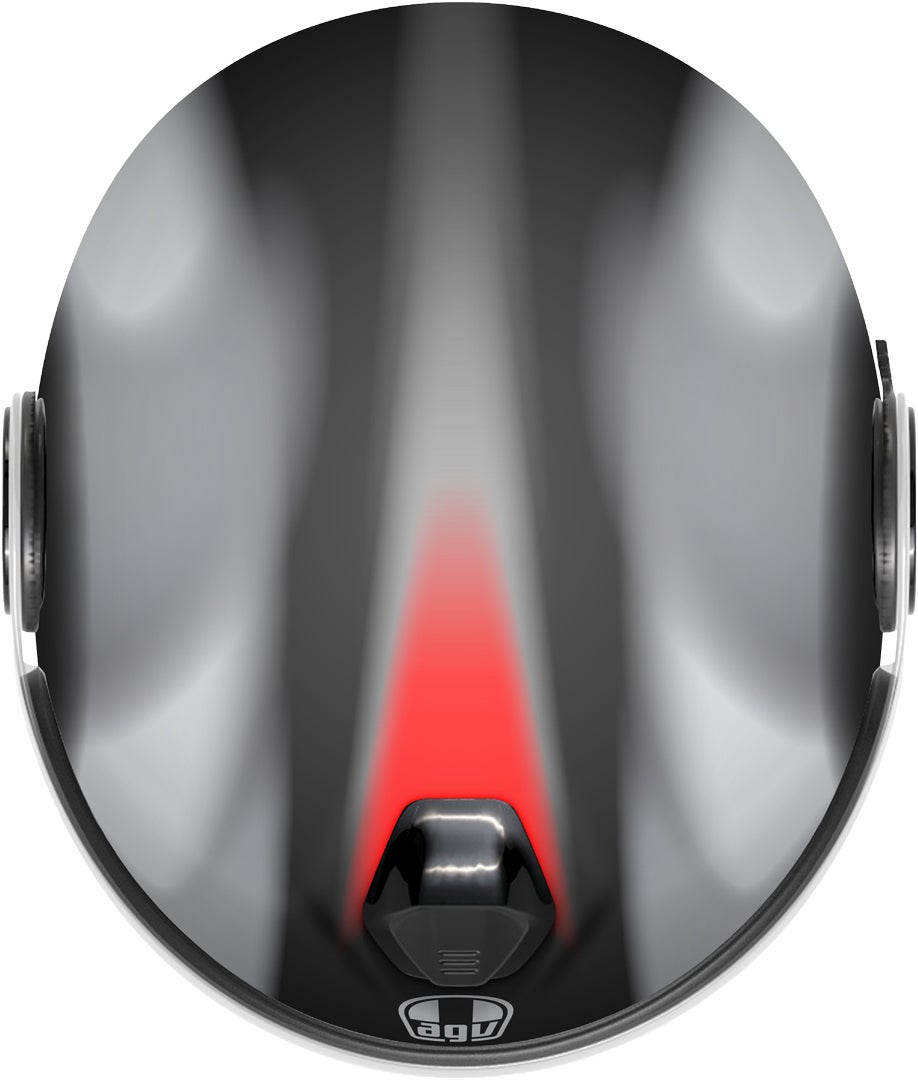 AGV Eteres Levanto Casco Jet nero/argento/rosso M (57/58) Figura 4
