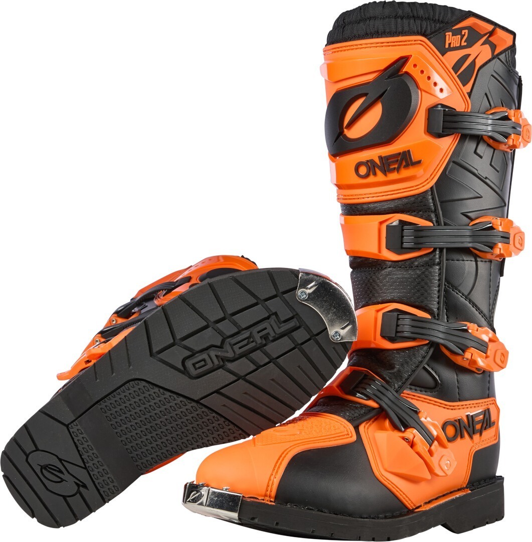 Oneal Rider Pro 2 Motocross støvler sort/orange 43 Figur 4
