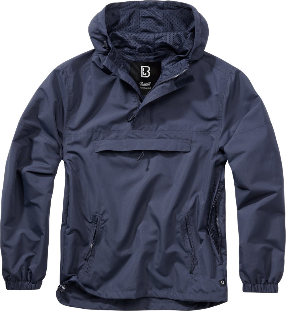 Brandit Men's Navy Blue Summer Windbreaker Hoodie