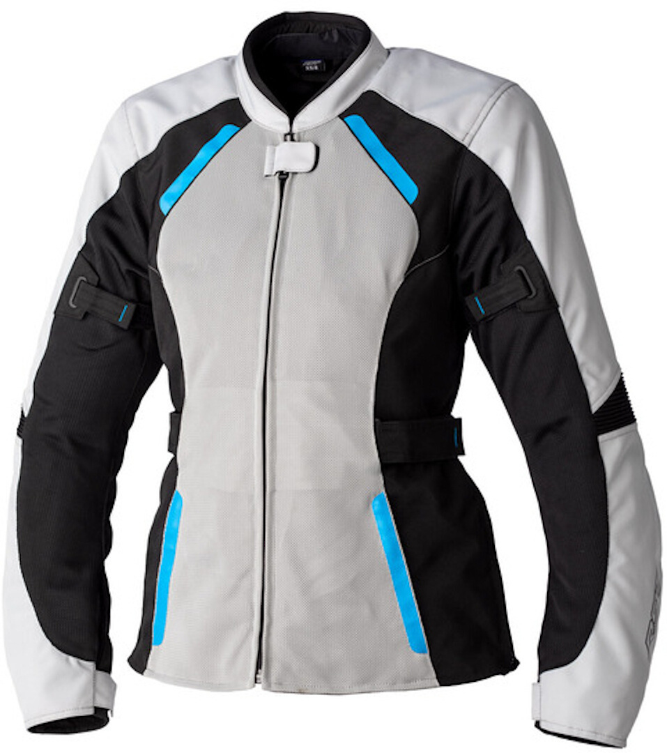 RST Ava Mesh waterproof Jachetă textilă pentru motociclete pentru doamne gri deschis/albastru XL Figura 1