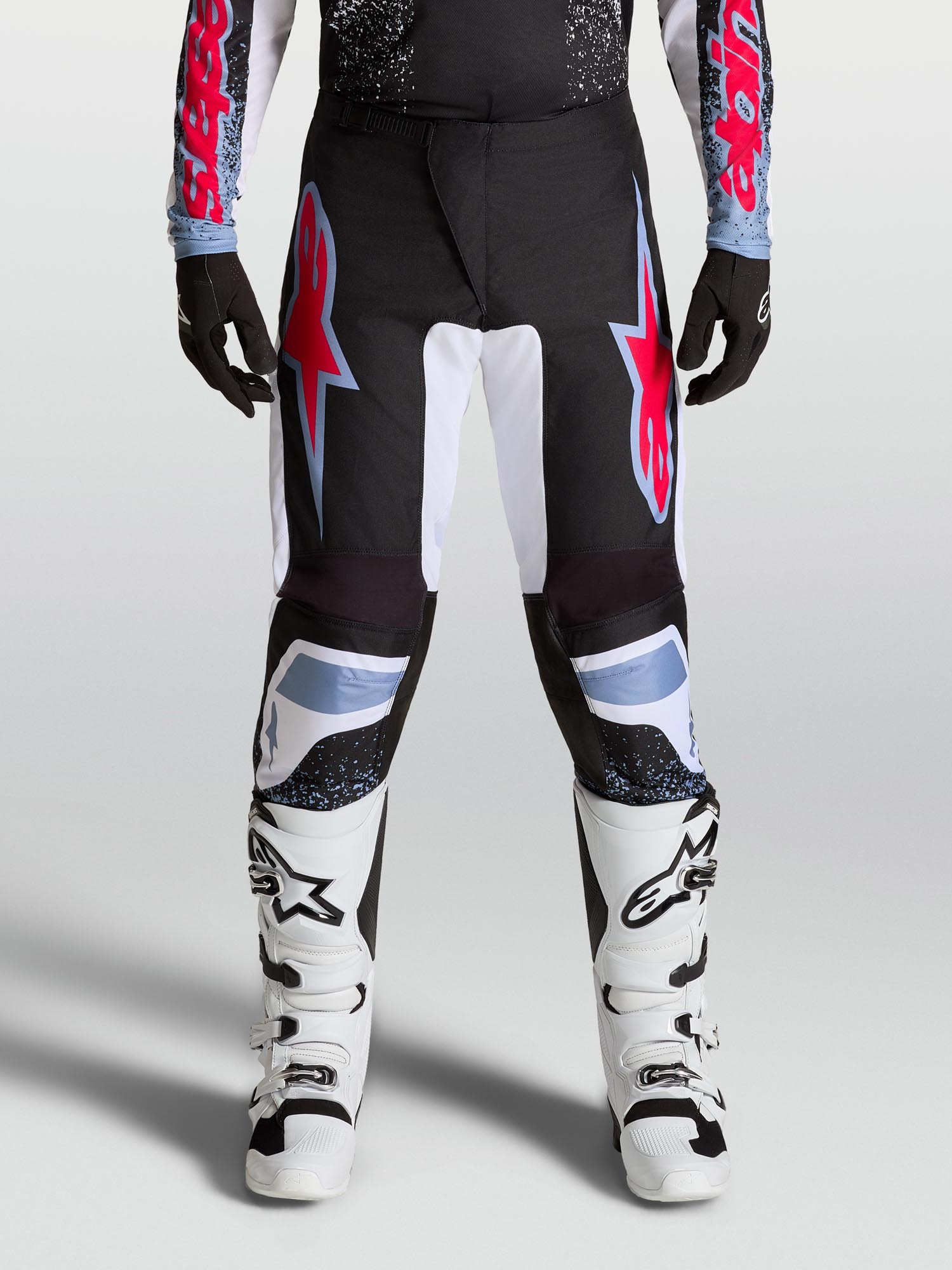 Alpinestars Fluid Drag モトクロスパンツ 黒/白/赤/青 32 図7