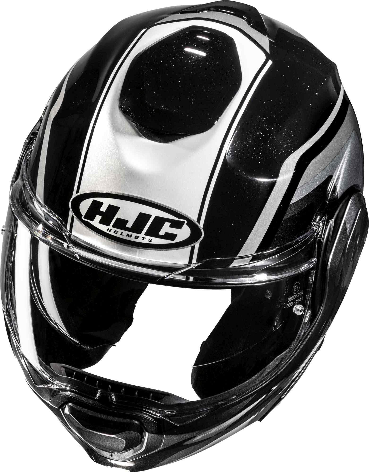 HJC F100 Reff Helmet black/white/silver XL (60/61) Figure 2