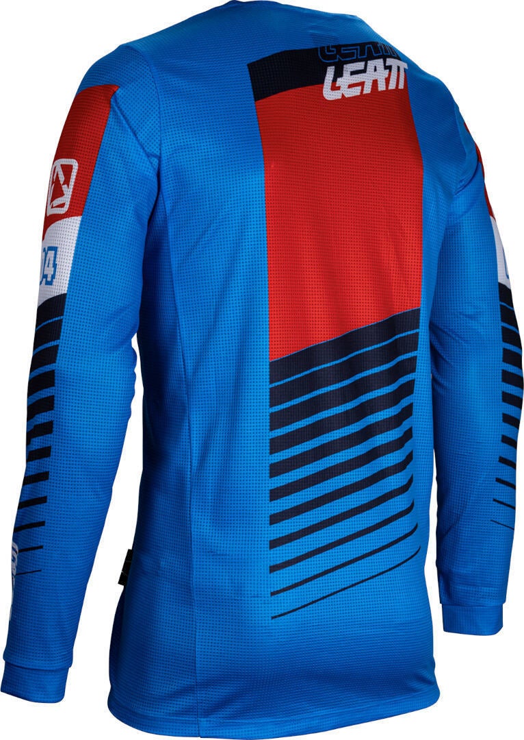 Leatt 3.5 Ride Kit Stripes 2025 Set Maglia e Pantaloni Motocross blu L Figura 3