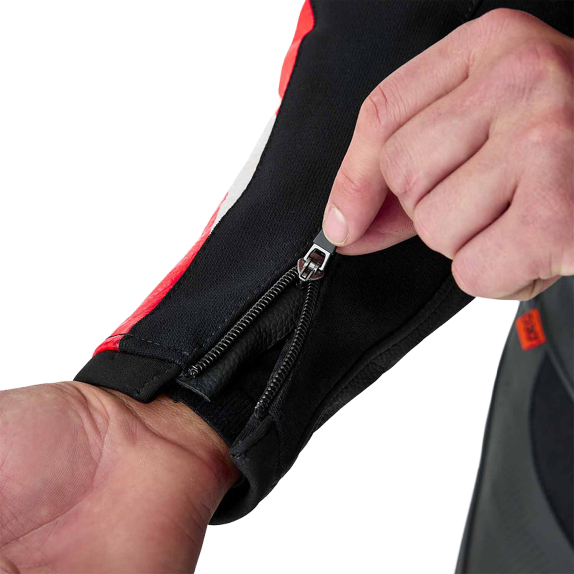 RST Tractech Evo D3O Veste en cuir moto noir/rouge 56 Figure 5