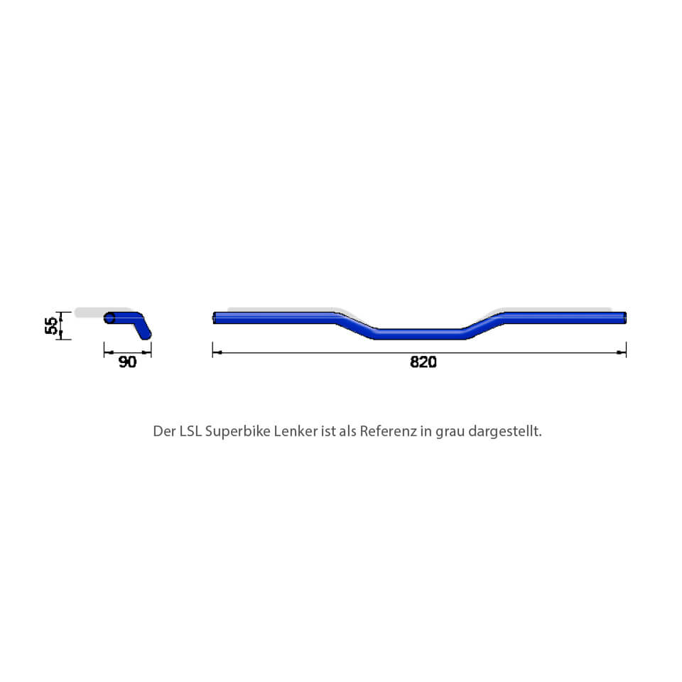 LSL 7/8 Zoll Alu-Lenker Streetbar Aur Figura 3