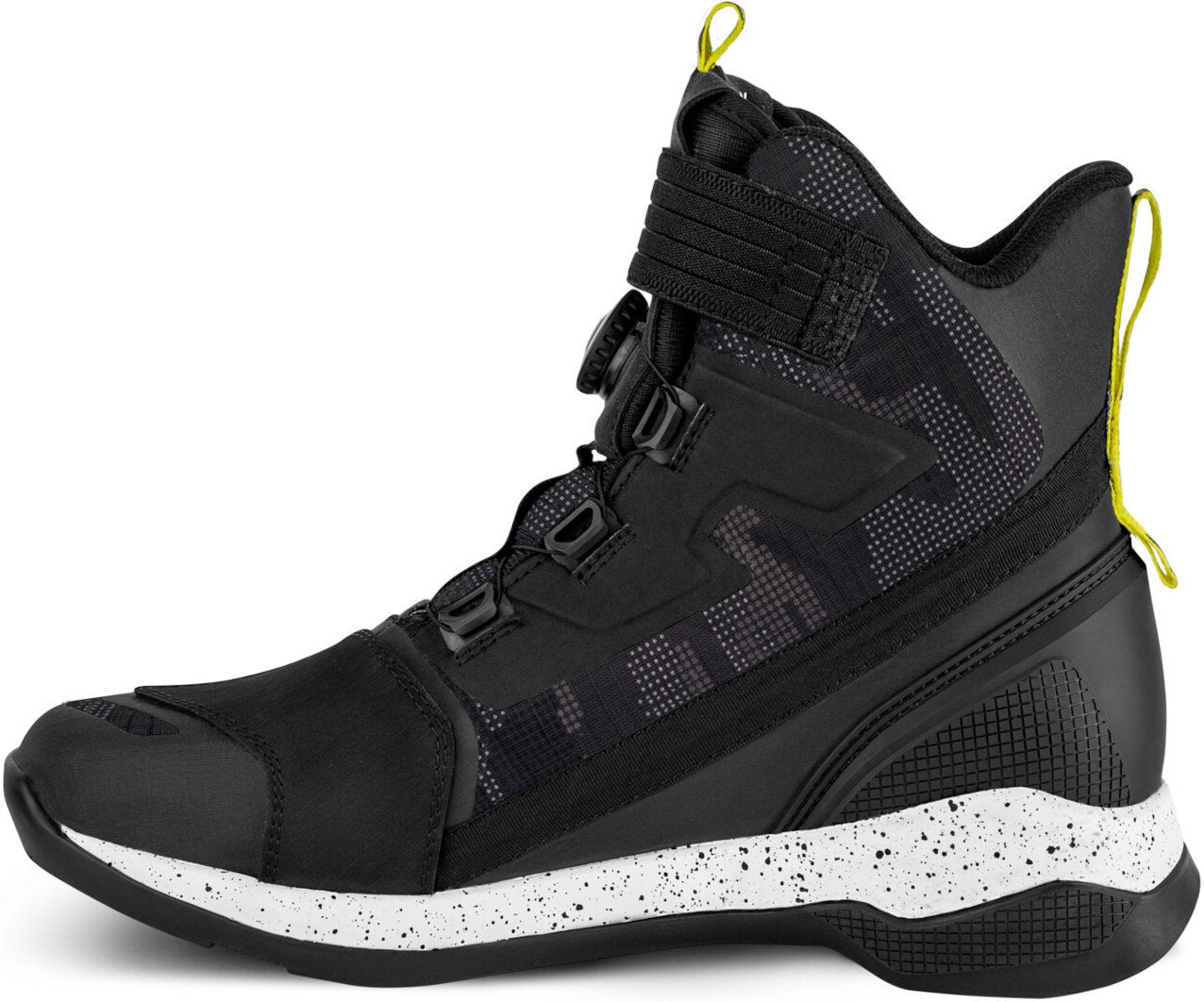 SHIMA Takeshi Motorcycle Boots black/white/yellow 41 Figure 4