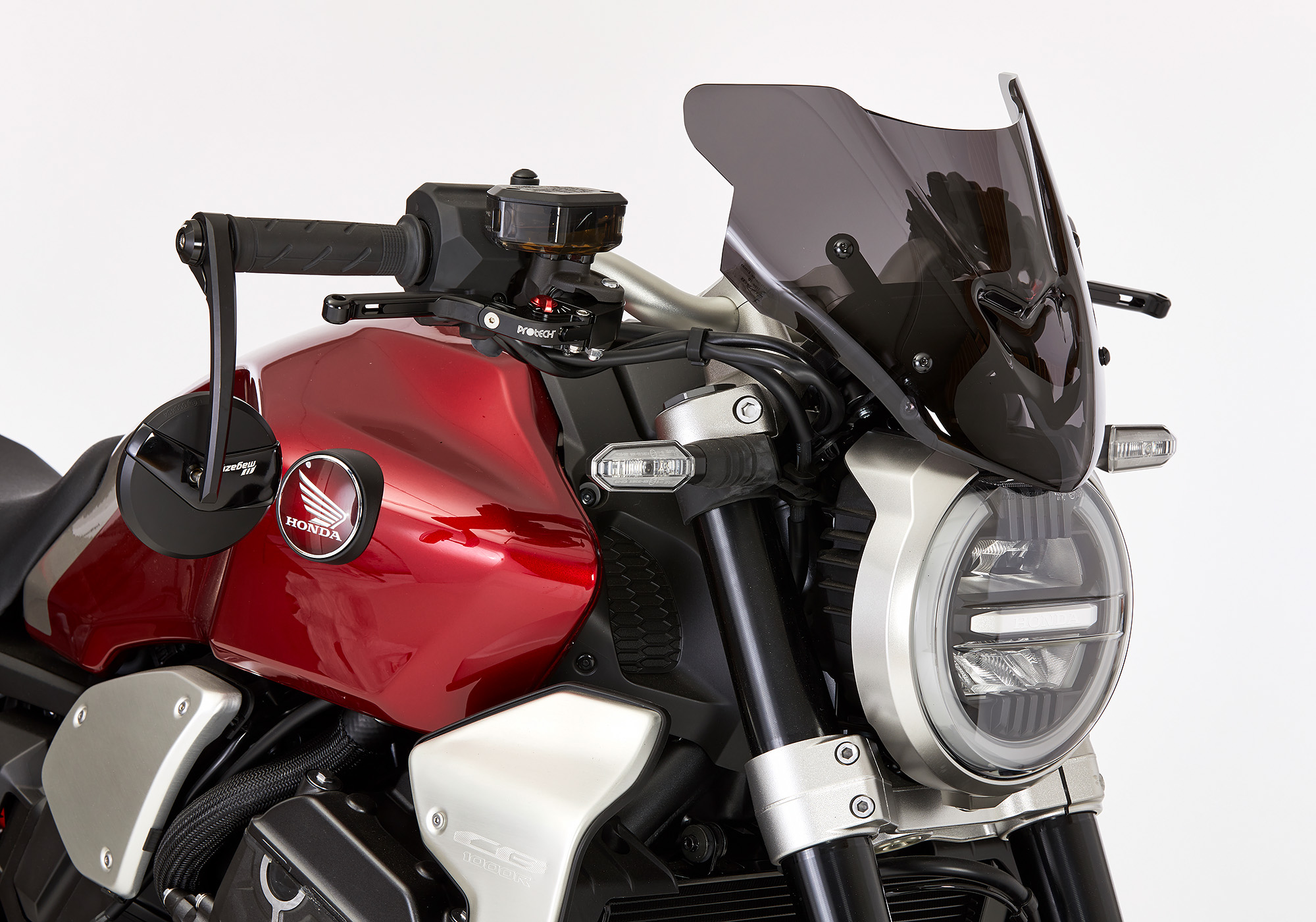Plasă ERMAX pentru bicicletă goală Sticlă acrilică (PMMA) Figura 1