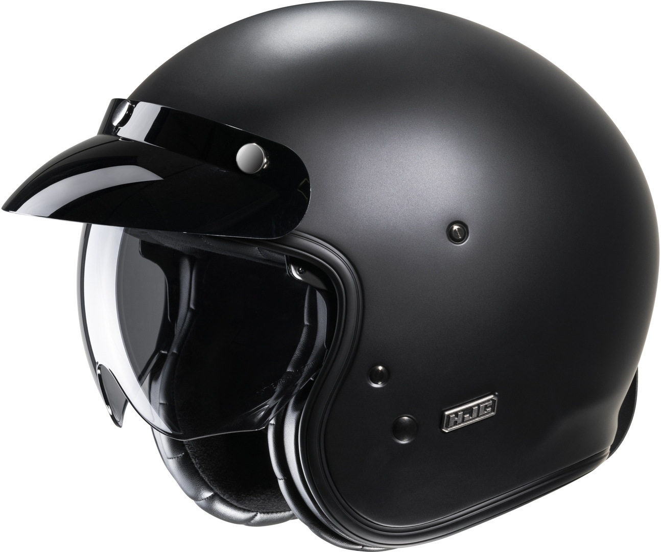 HJC V31 Solid Retro Cască cu reacție Black matt XL (60/61) Figura 2