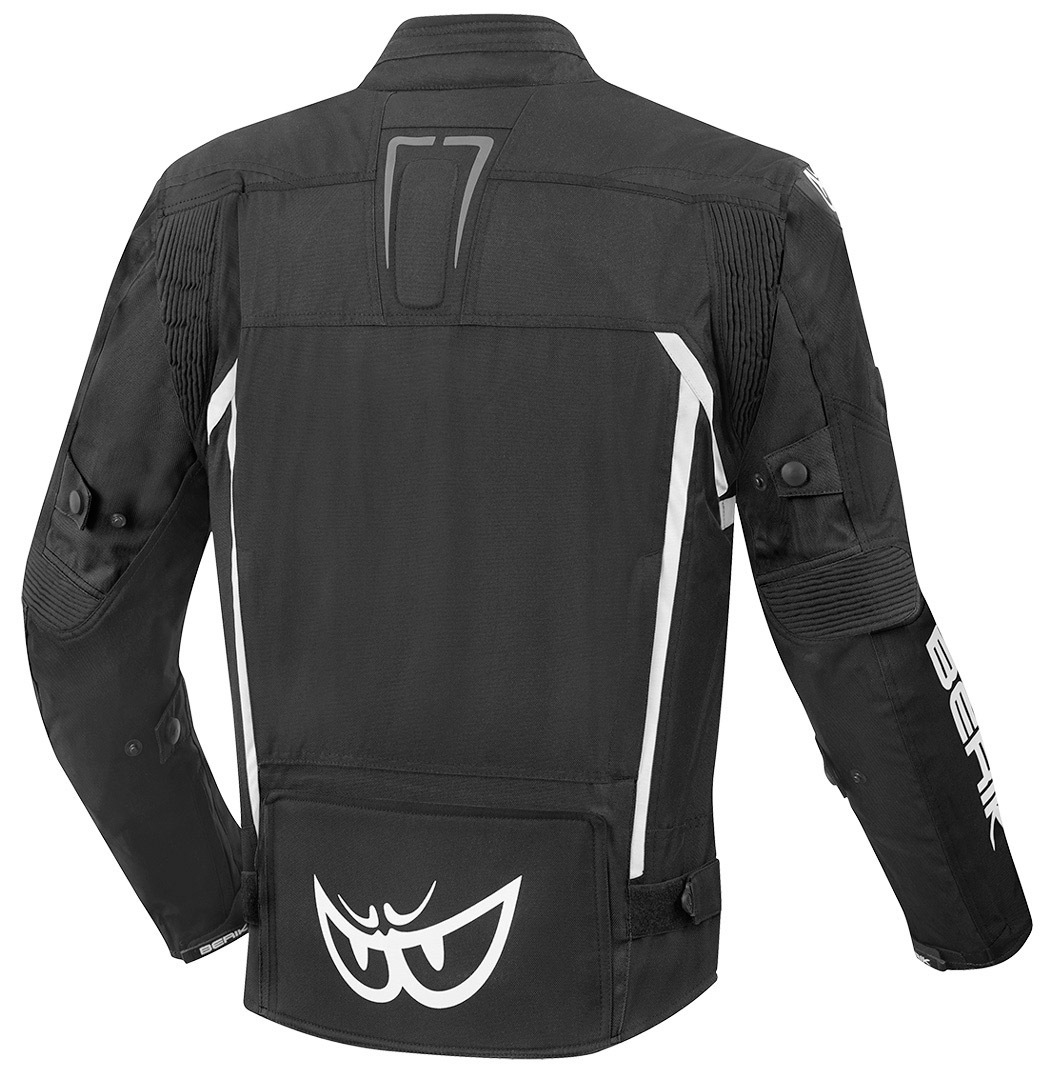 Berik Toronto Waterproof Motorcycle Textile Jacket black/black/white 58 Figure 2