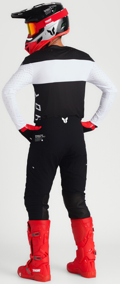 Thor Sportmode Strike Motokrosový dres černobílá M Obrázek 7