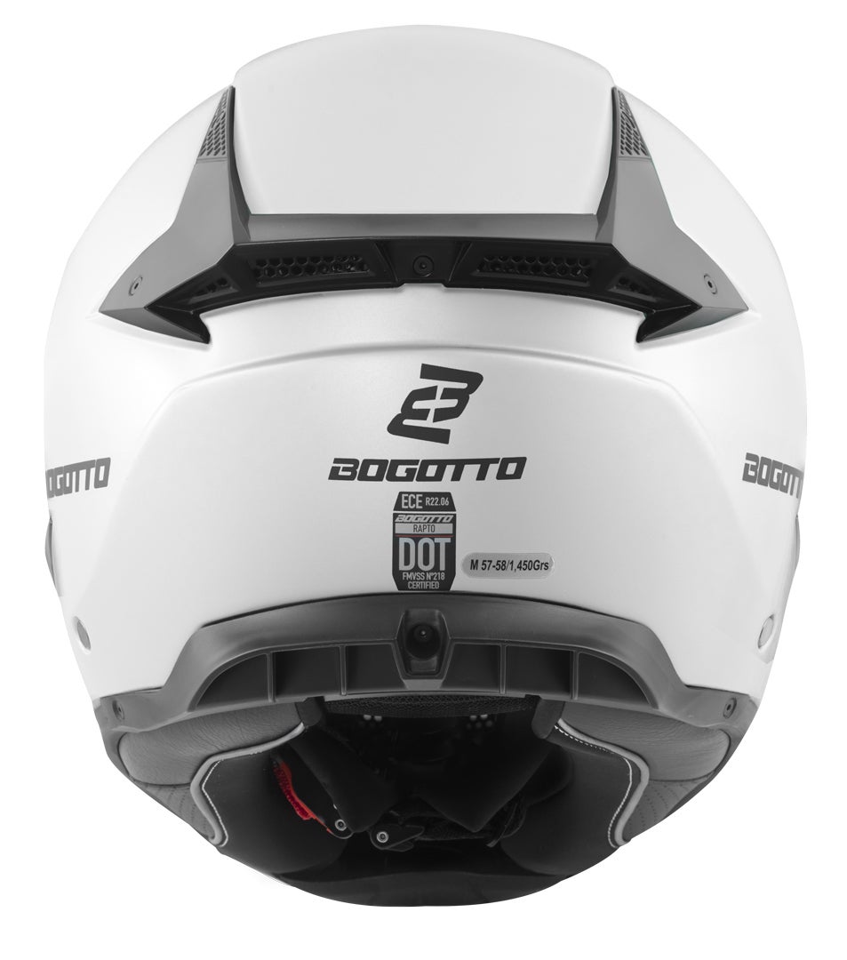Bogotto Rapto Casque Blanc mat XL Figure 8